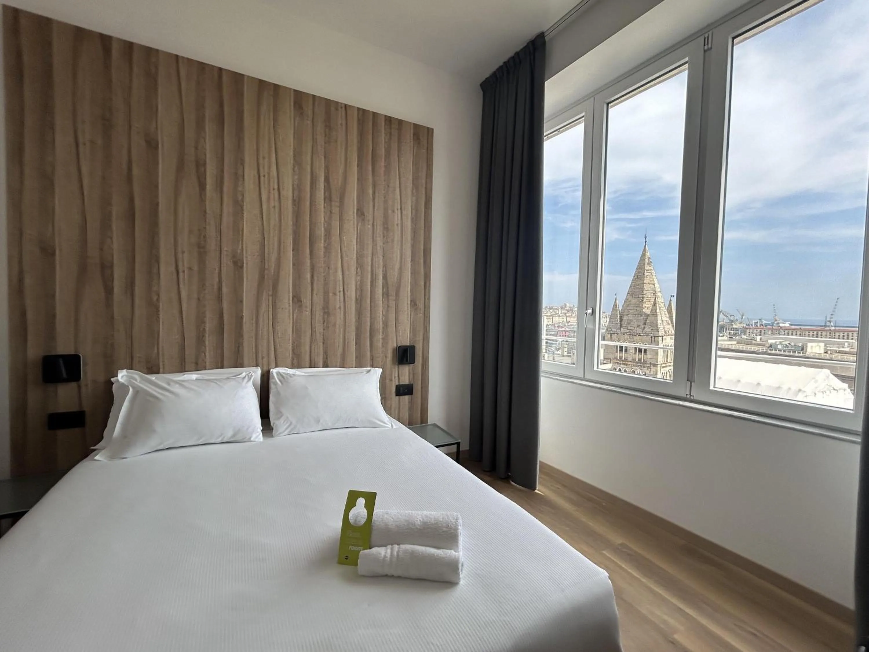 Photo of the whole room, Bed in B&B Hotel Genova Principe