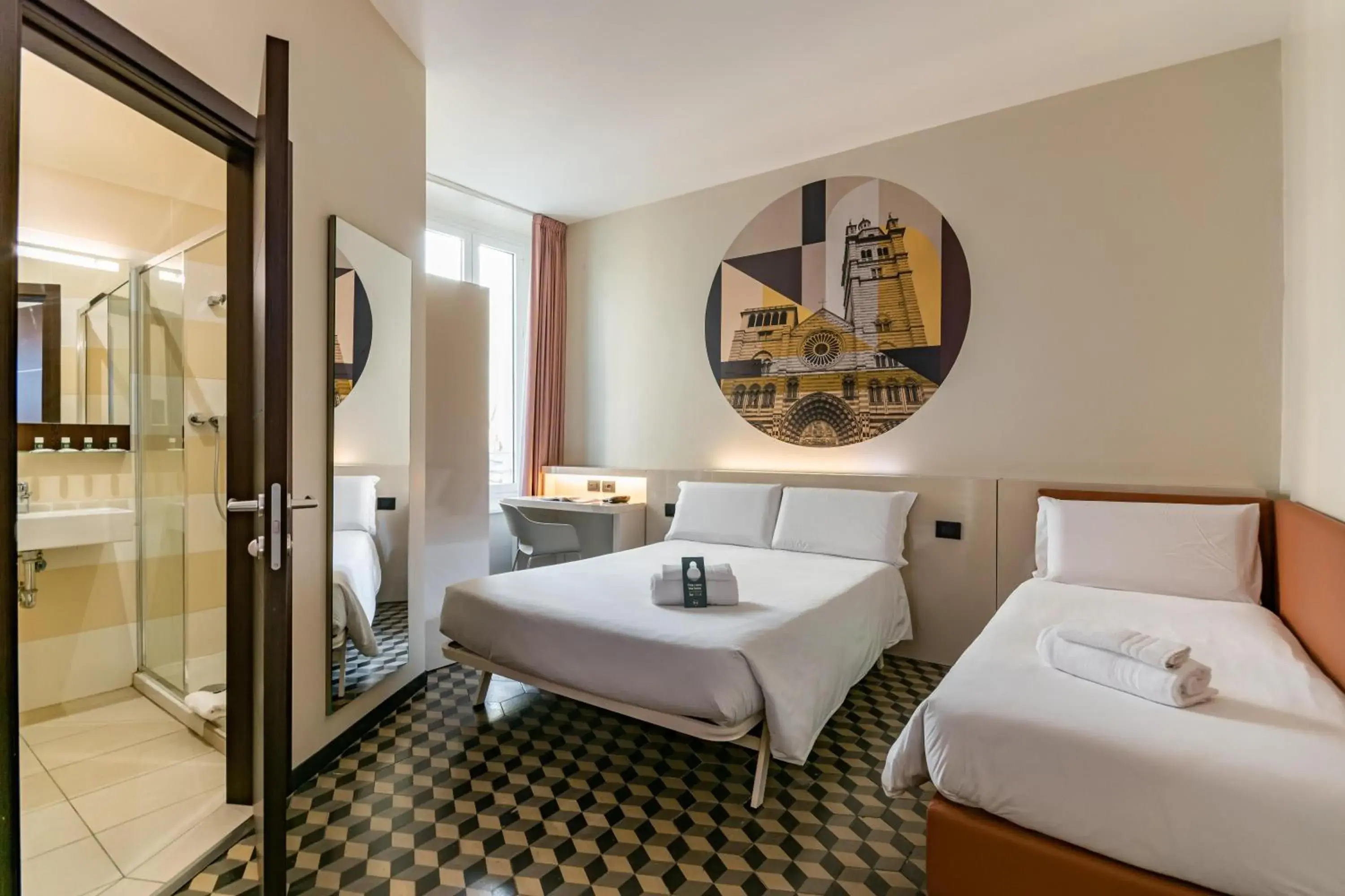 Triple Room in B&B Hotel Genova Principe Triple Room in B&B Hotel Genova Principe