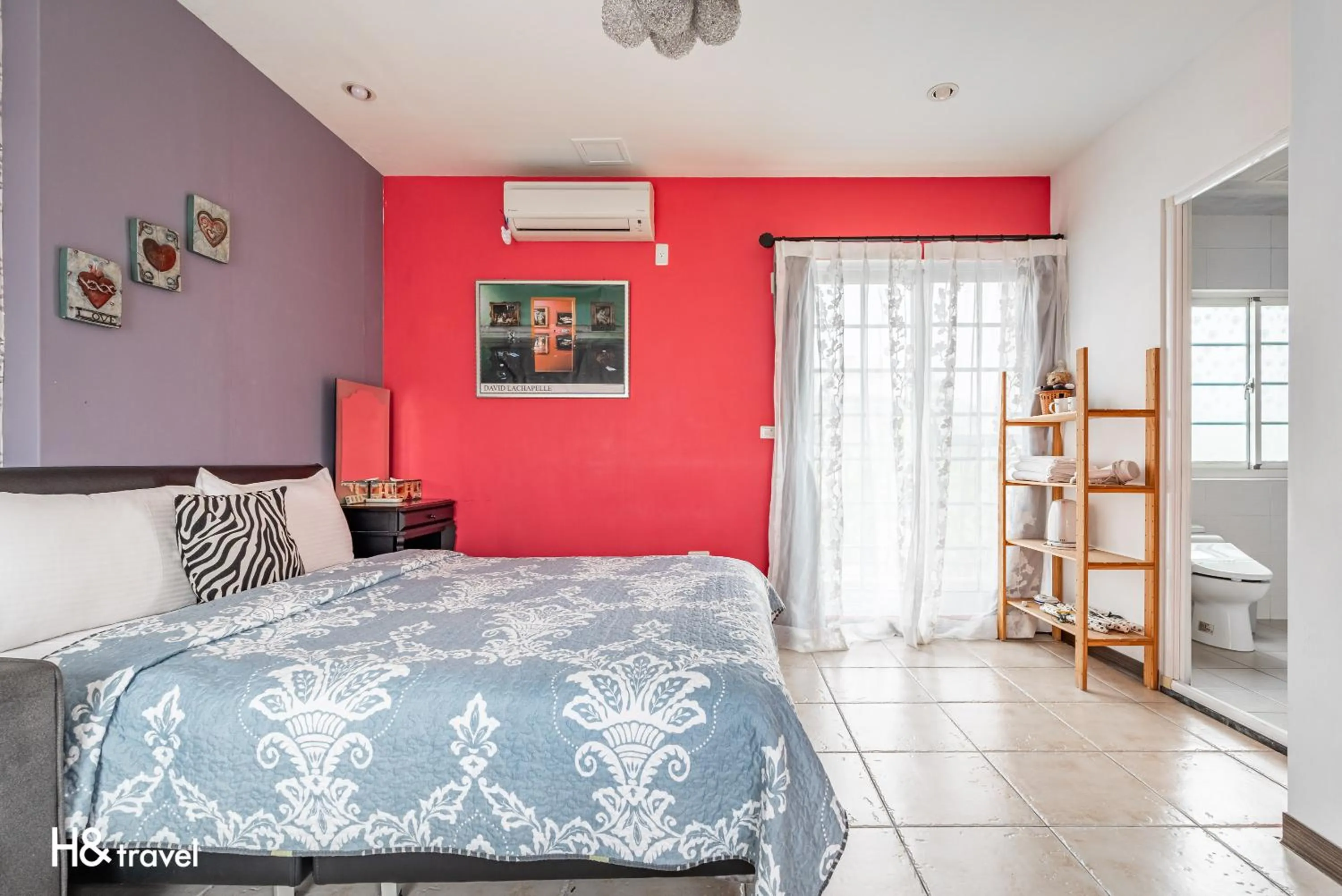 On site, Bed in White Cotton Candy Homestay