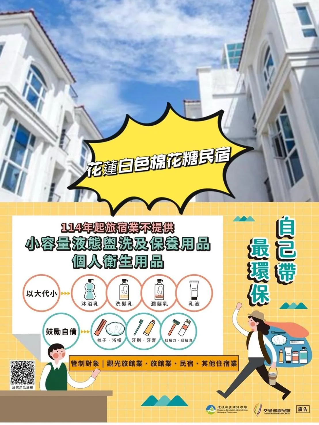 Text overlay in White Cotton Candy Homestay