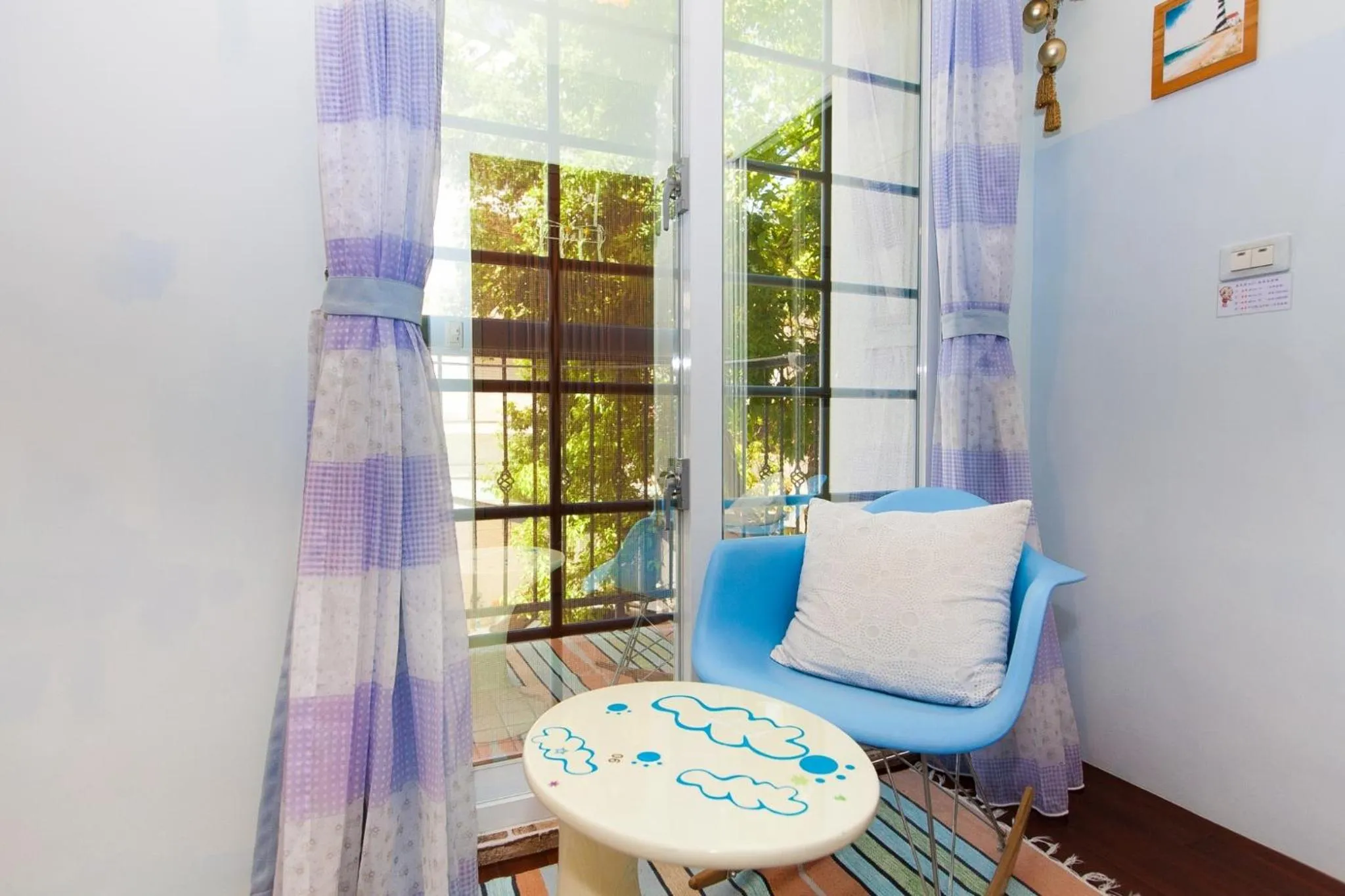 On site in White Cotton Candy Homestay