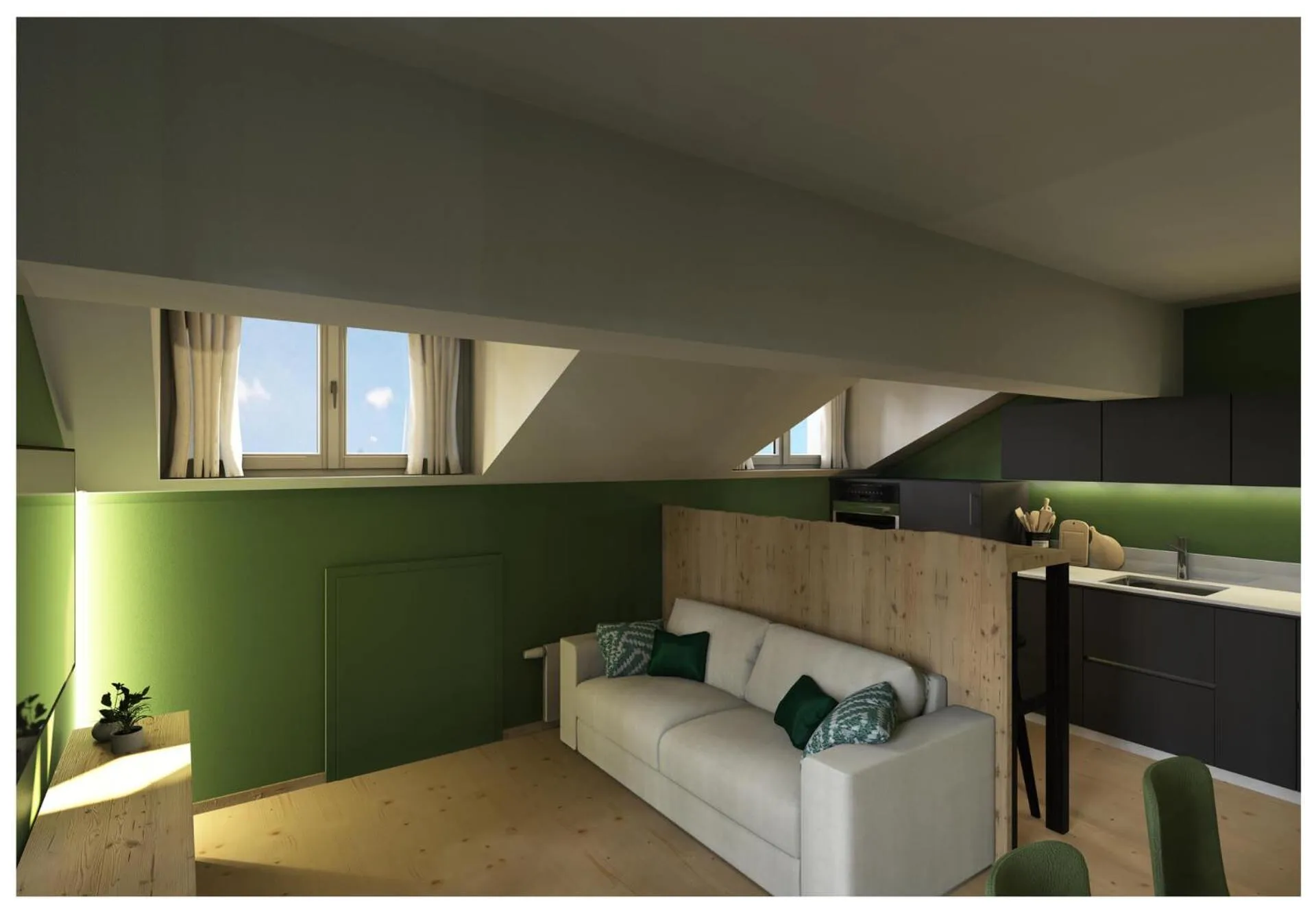 Bed in Al Sole Mountain Chic