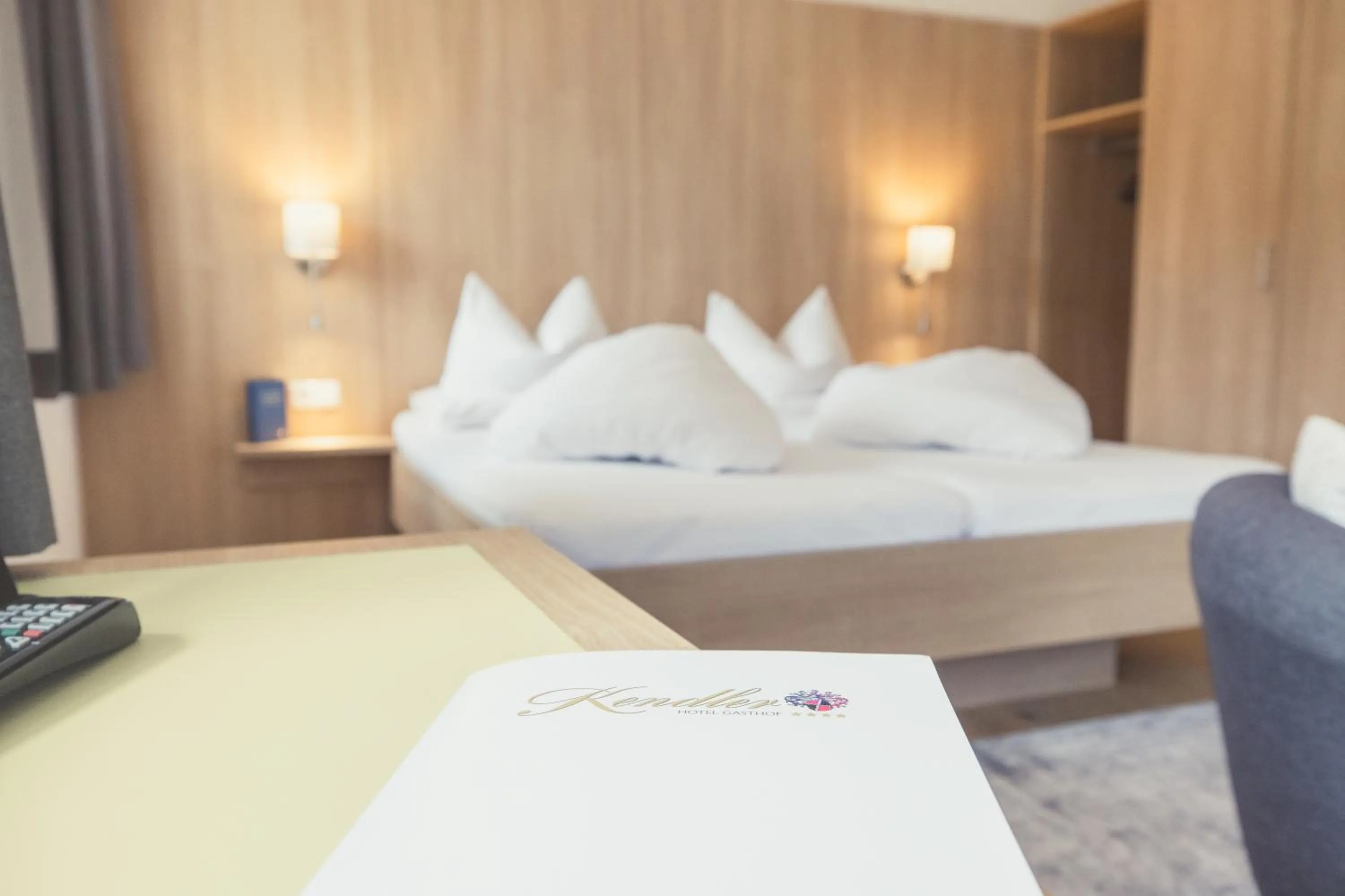 Bed in Hotel Kendler