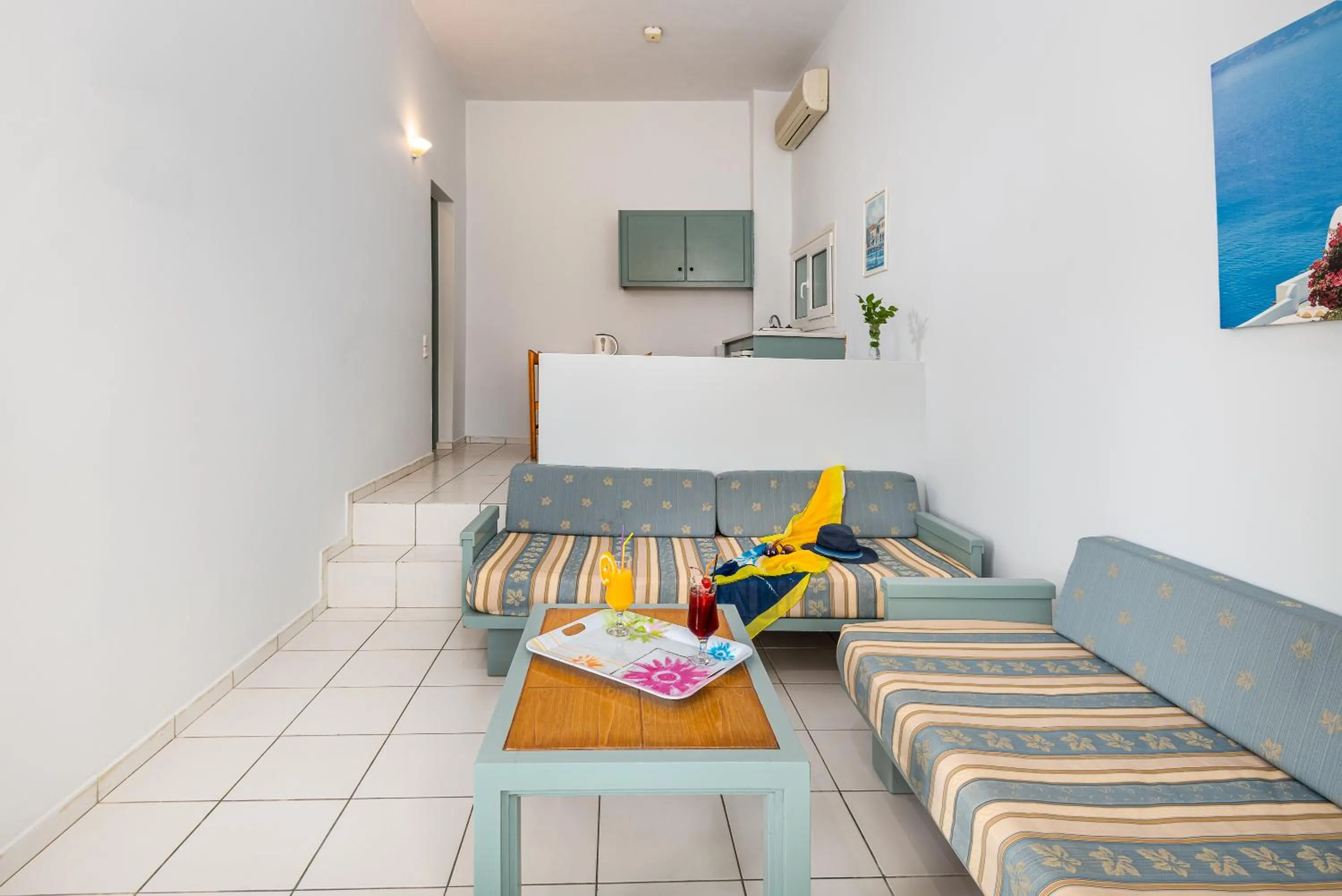 Seating area in Aphea Village