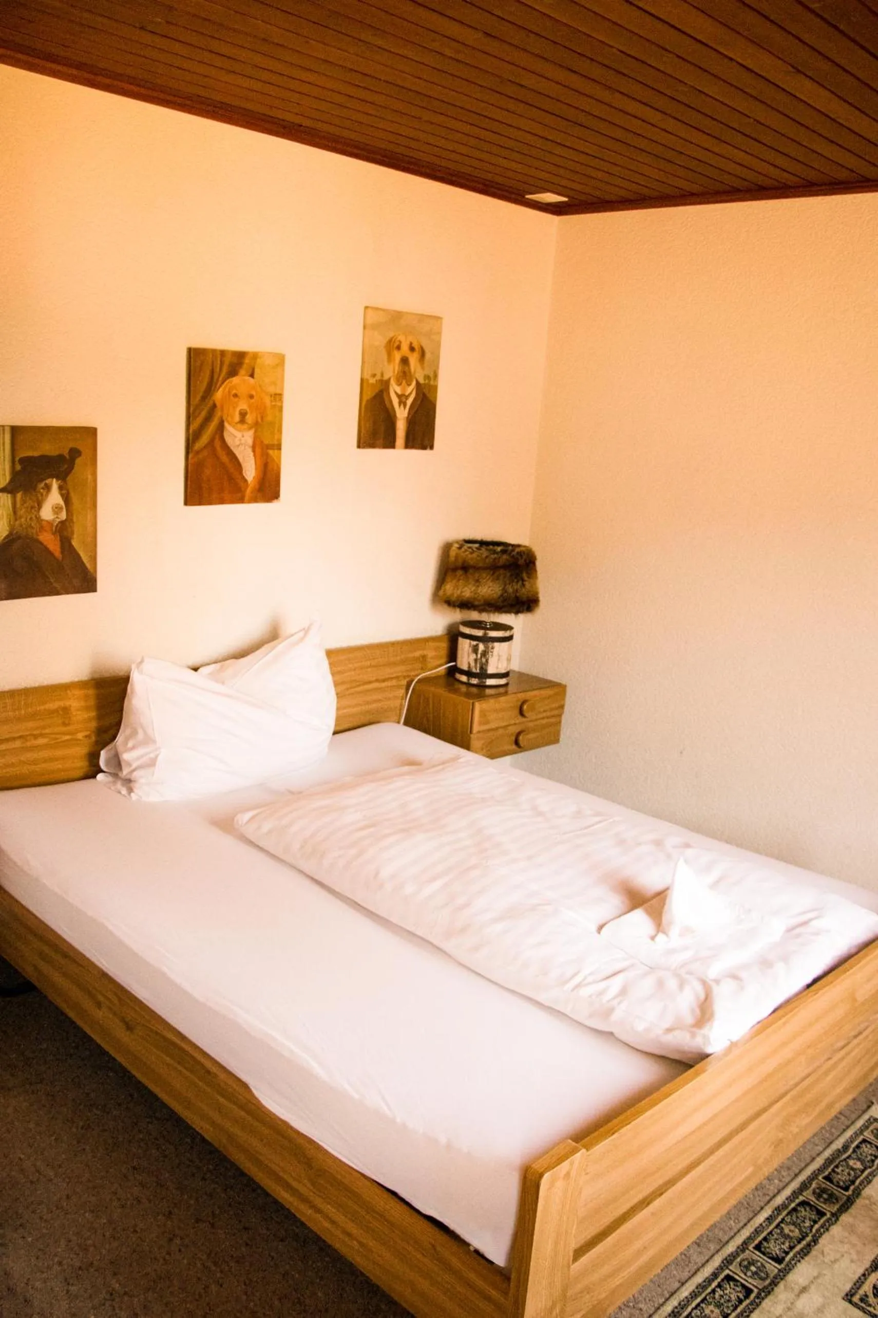 Bed in Hotel Rothorn Vintage-Style