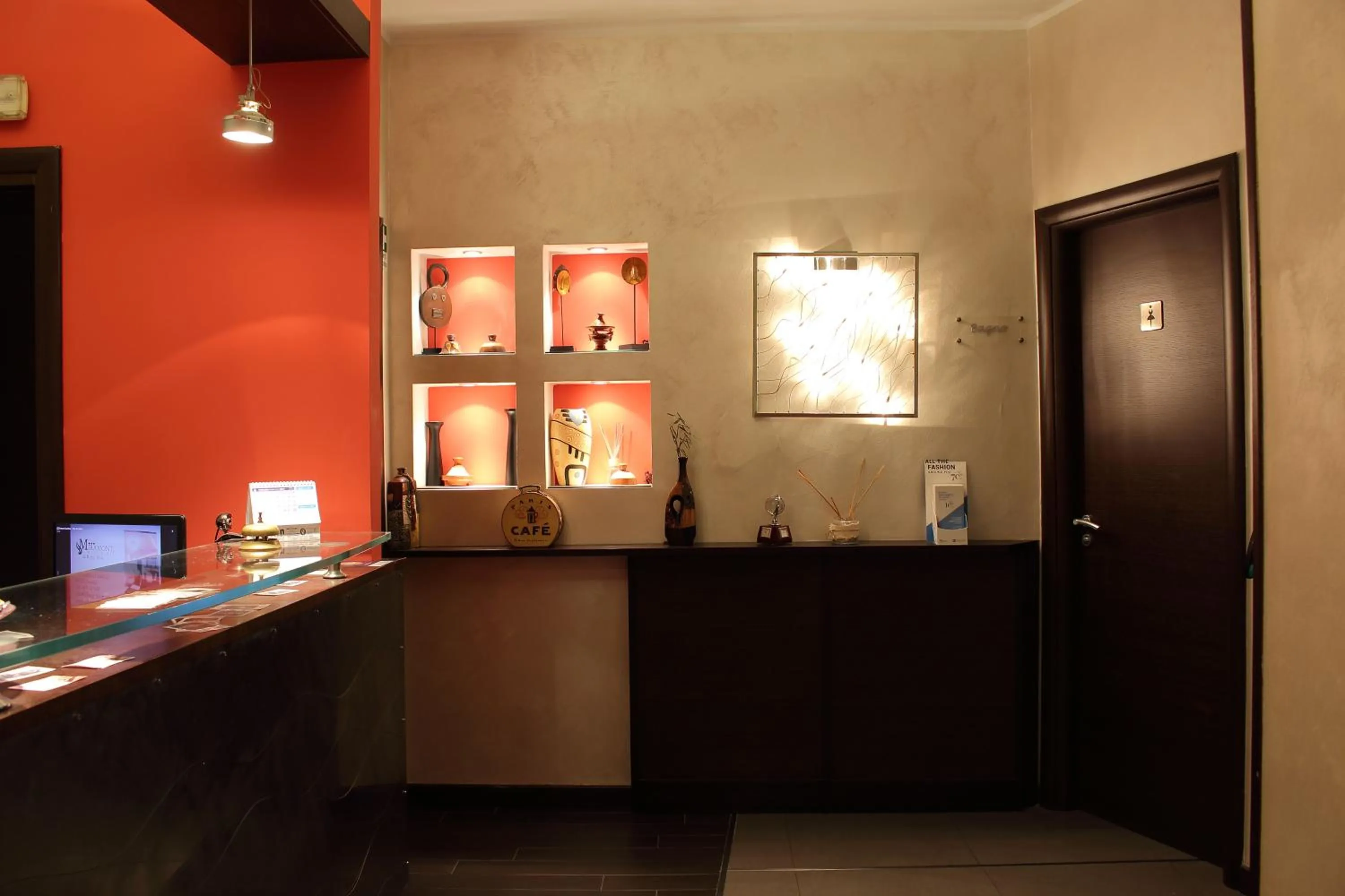 Lobby or reception in Albergo Miramonti