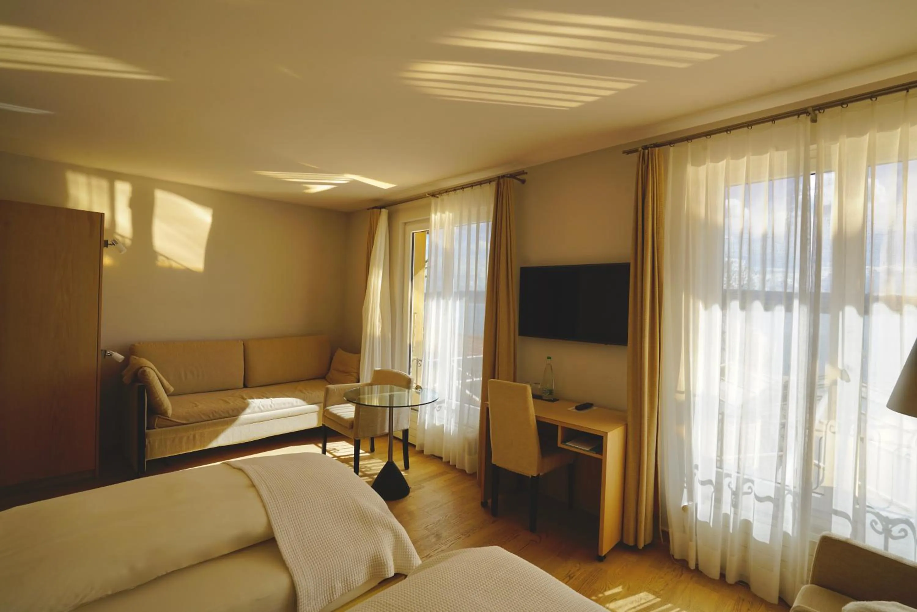 Lake view in Hotel Jean-Jacques Rousseau