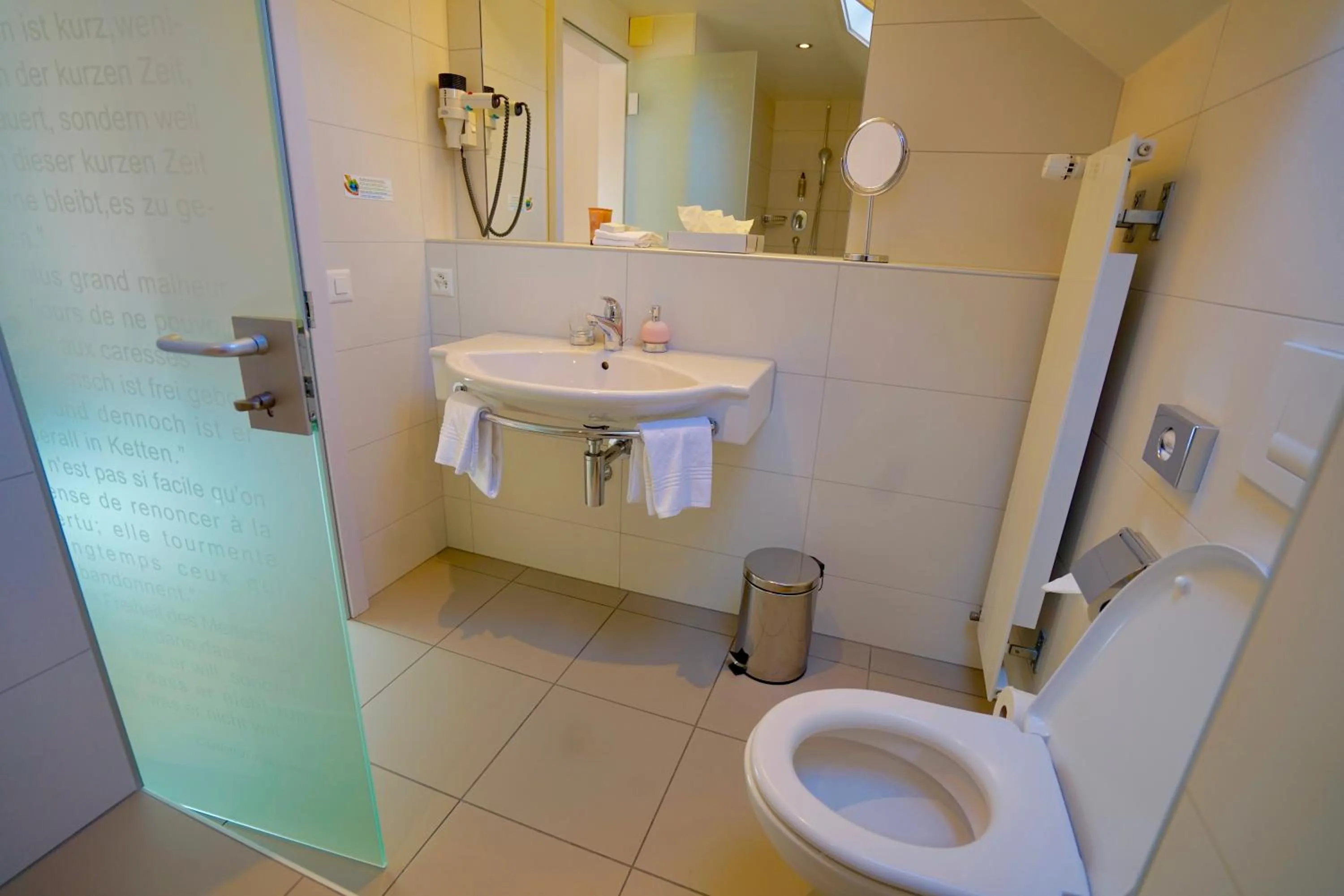 Bathroom in Hotel Jean-Jacques Rousseau