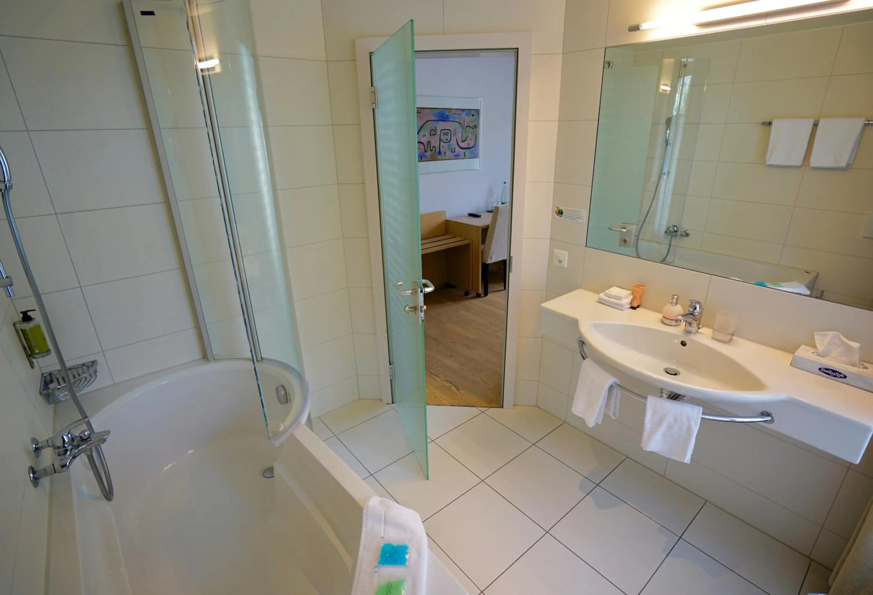 Bathroom in Hotel Jean-Jacques Rousseau