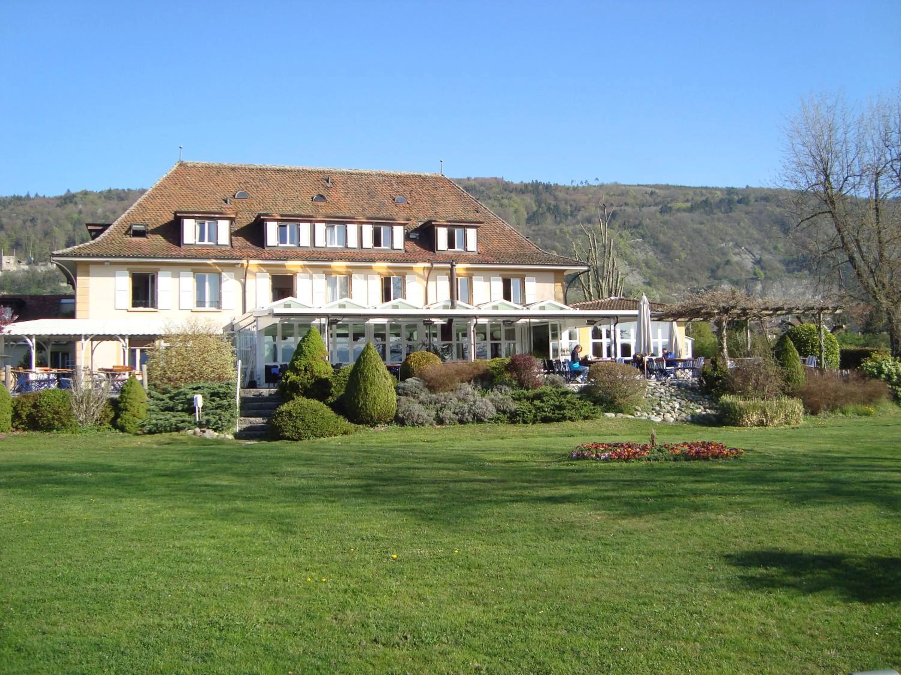Facade/entrance in Hotel Jean-Jacques Rousseau