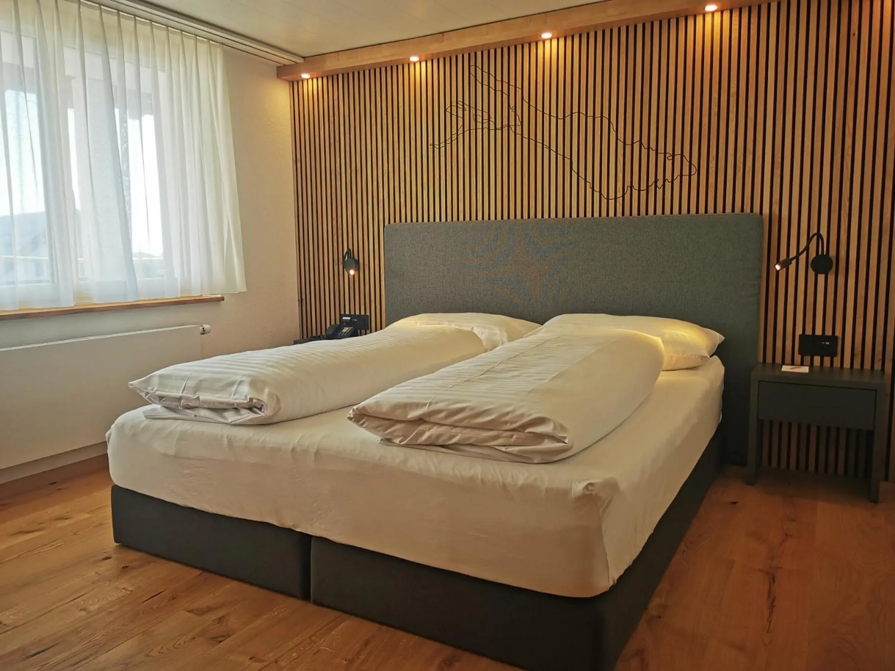 Bed in Seemöwe Swiss Quality Hotel