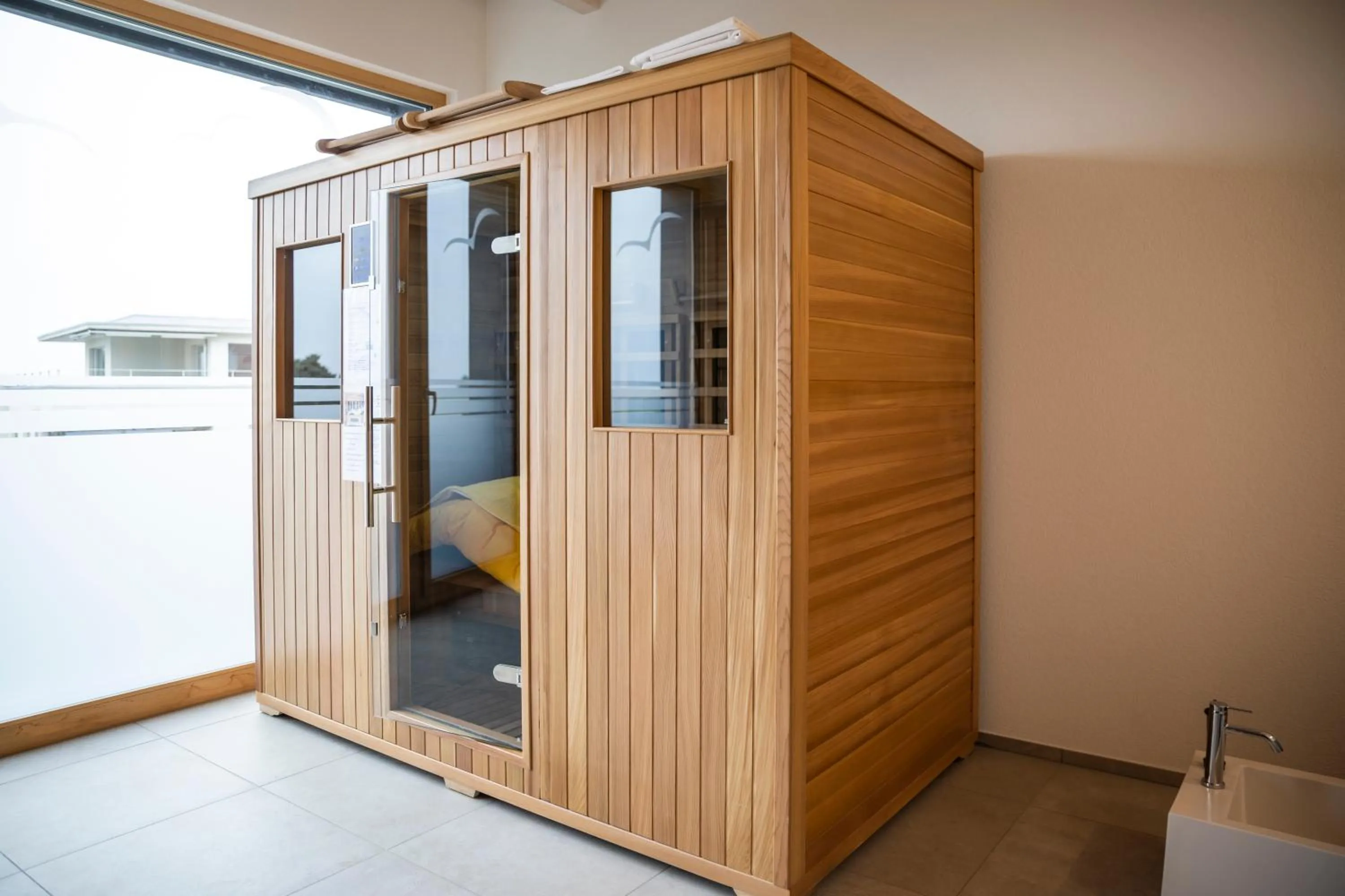 Sauna in Seemöwe Wellnesshotel Swiss Quality