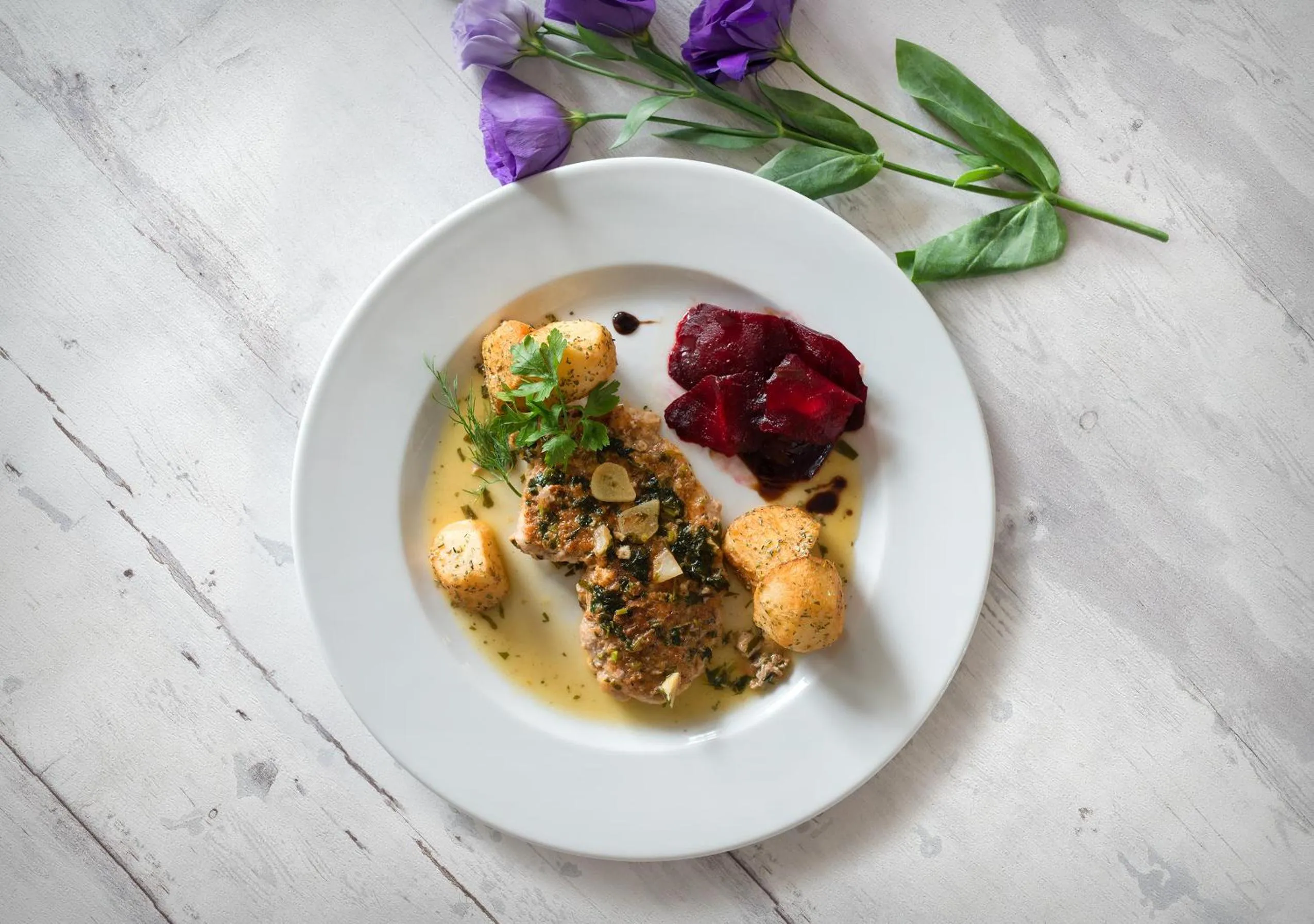 Food in Hotel Capitol