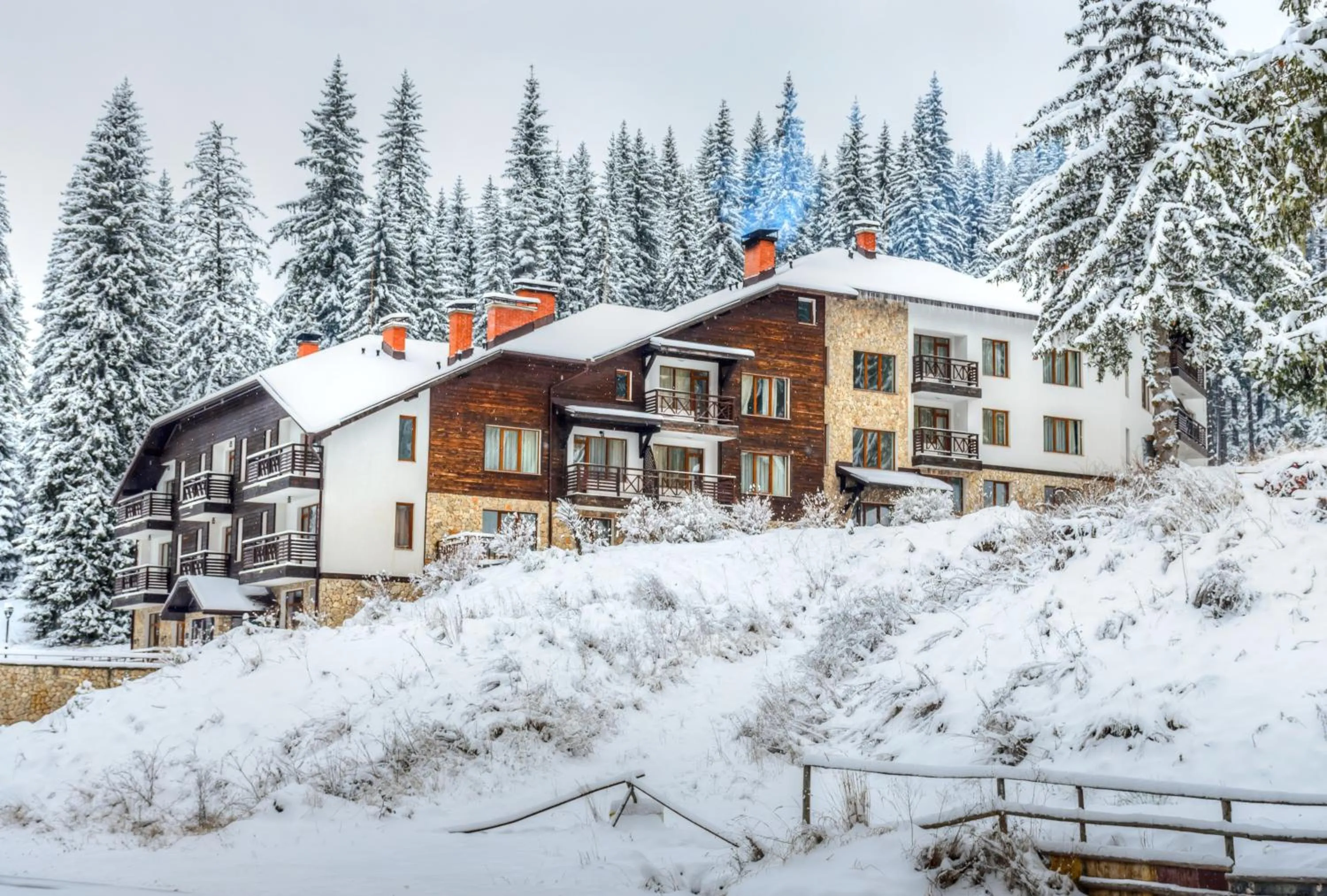 Property building in The Stream Resort Pamporovo