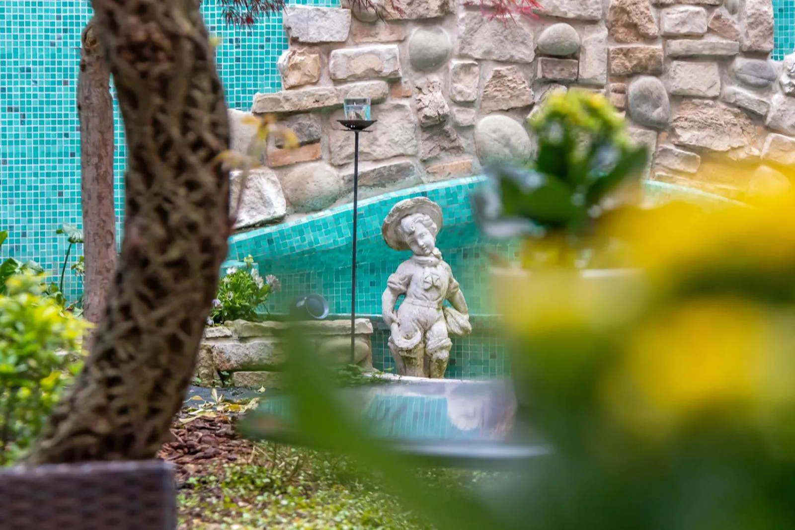 Decorative detail in Hotel Casa Boccassini