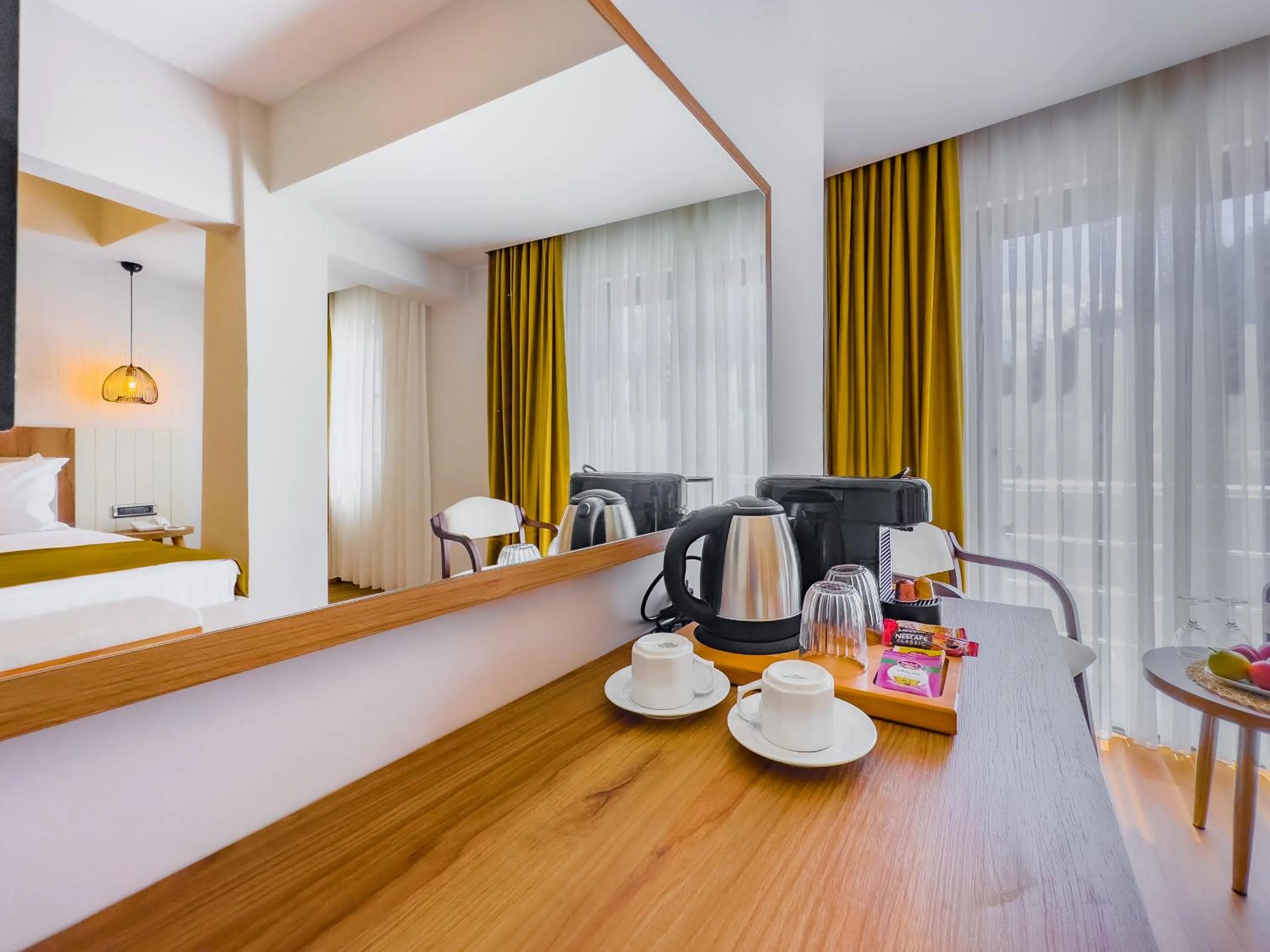 Bed in Dedeoğlu Port Hotel