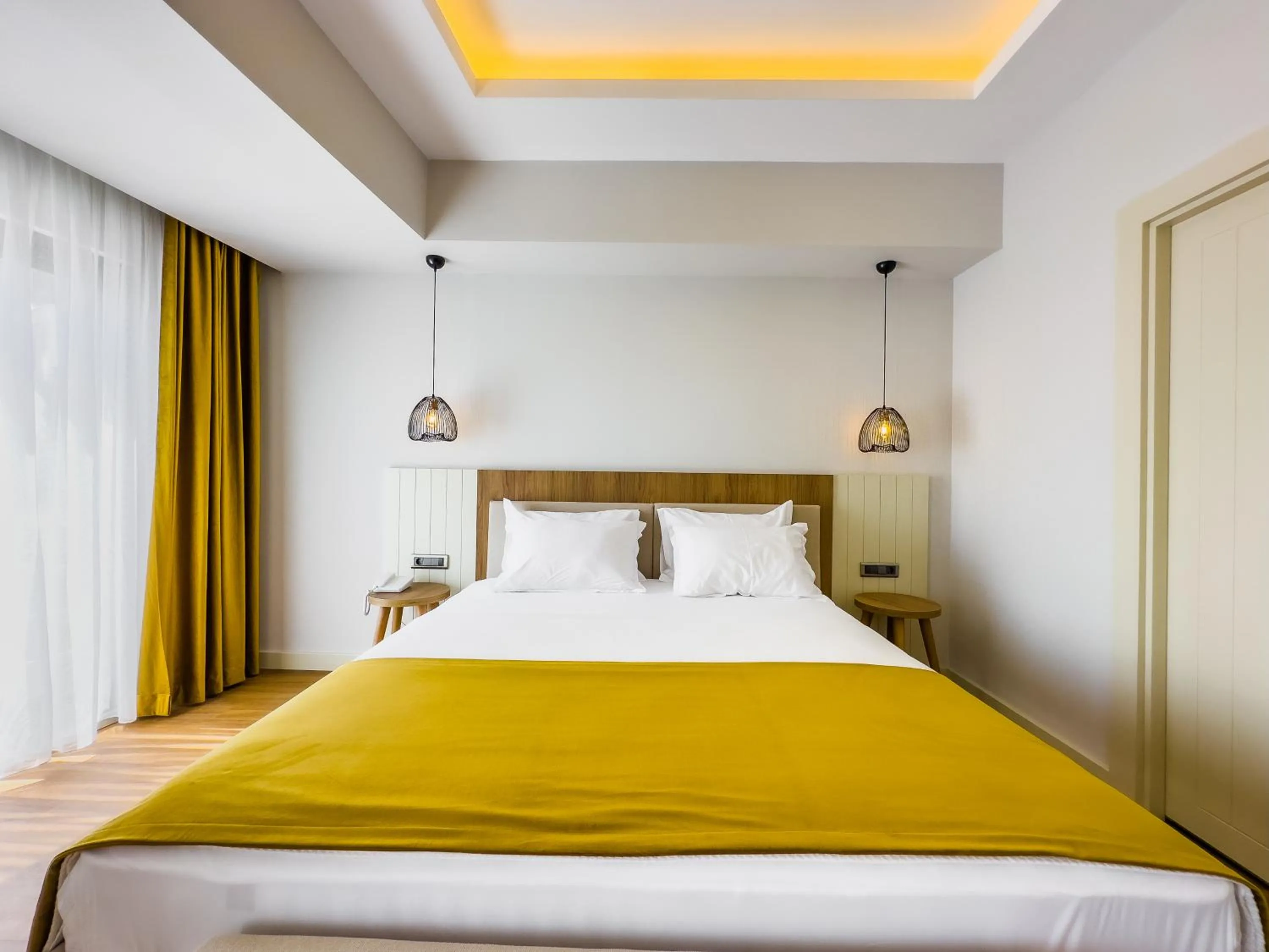 Bed in Dedeoğlu Port Hotel