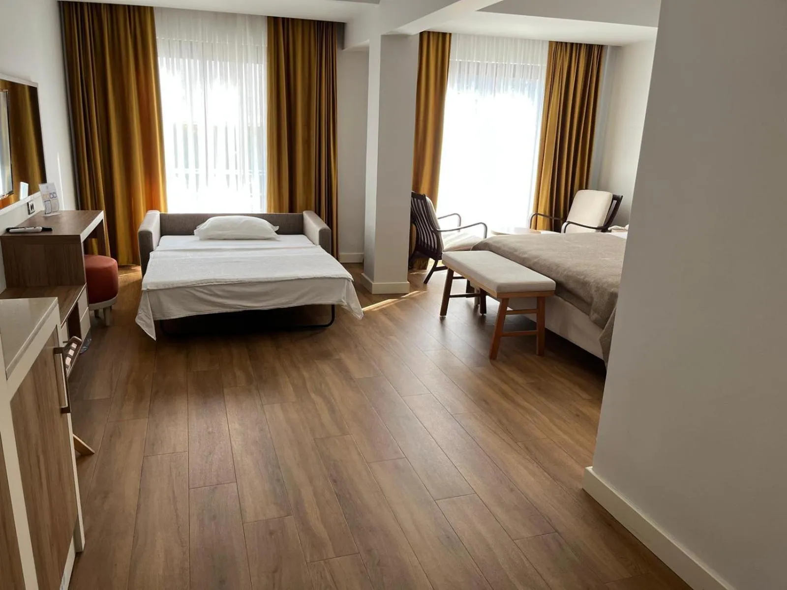 Bed in Dedeoğlu Port Hotel