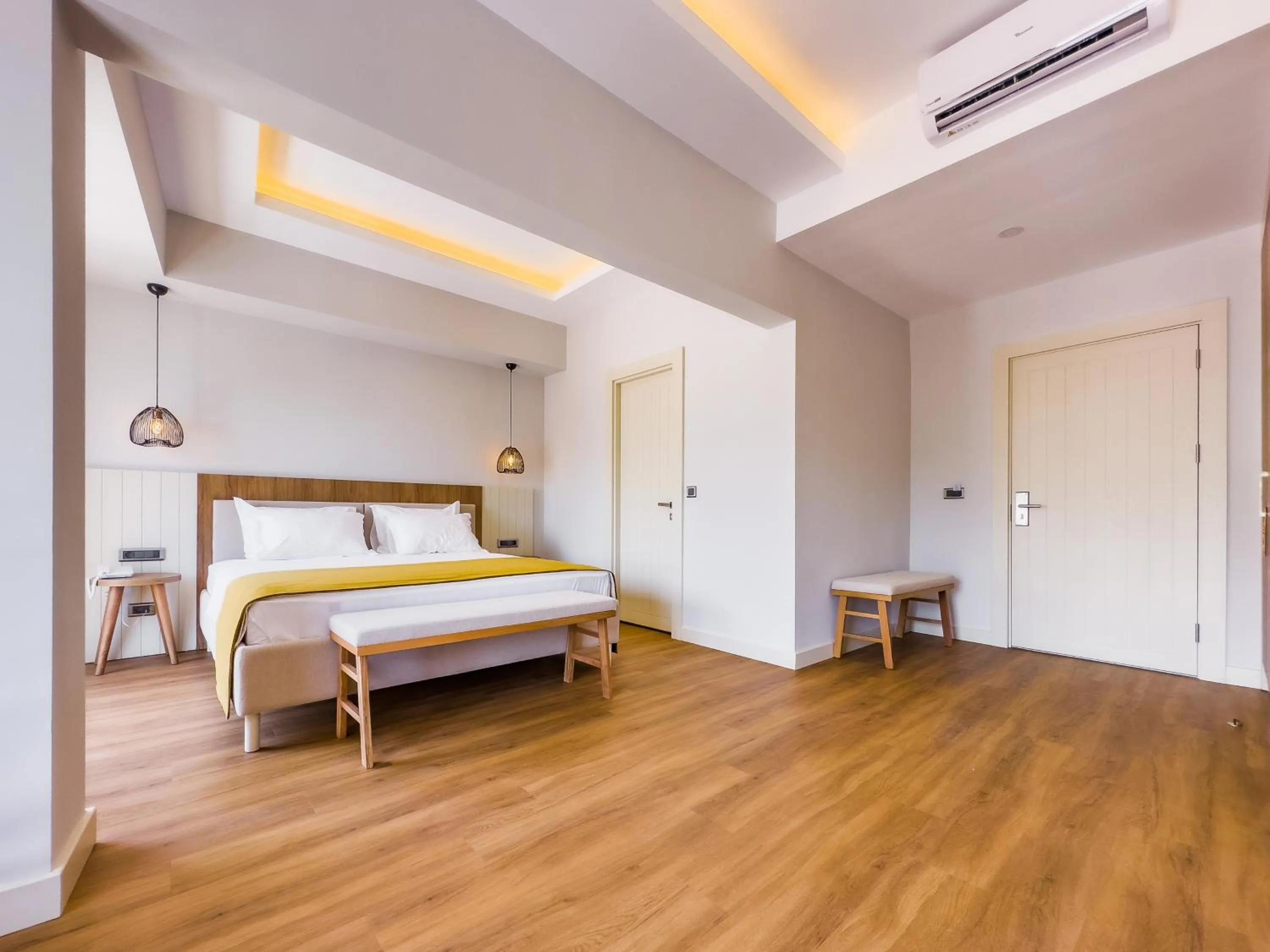 Bed in Dedeoğlu Port Hotel