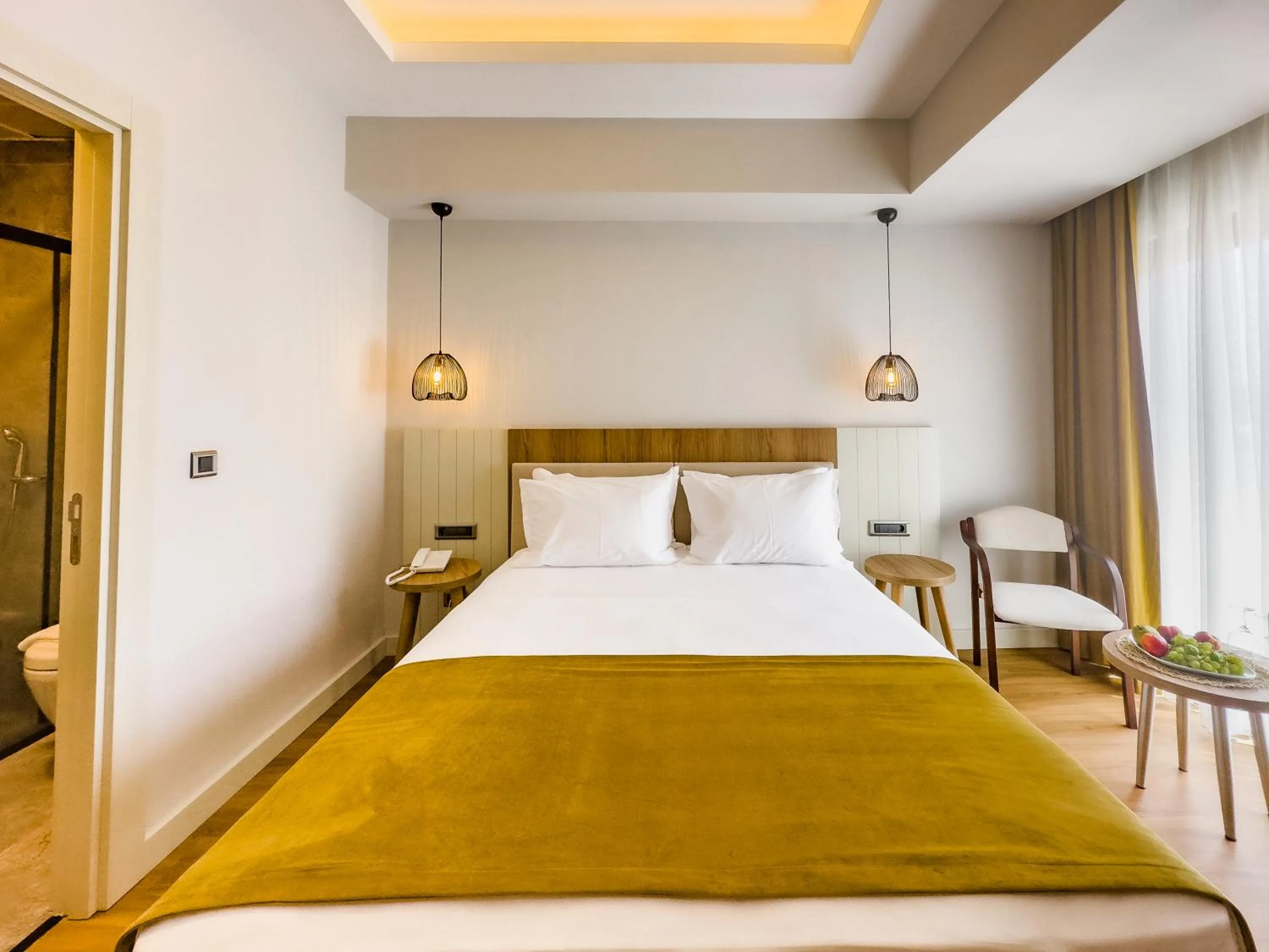 Bed in Dedeoğlu Port Hotel