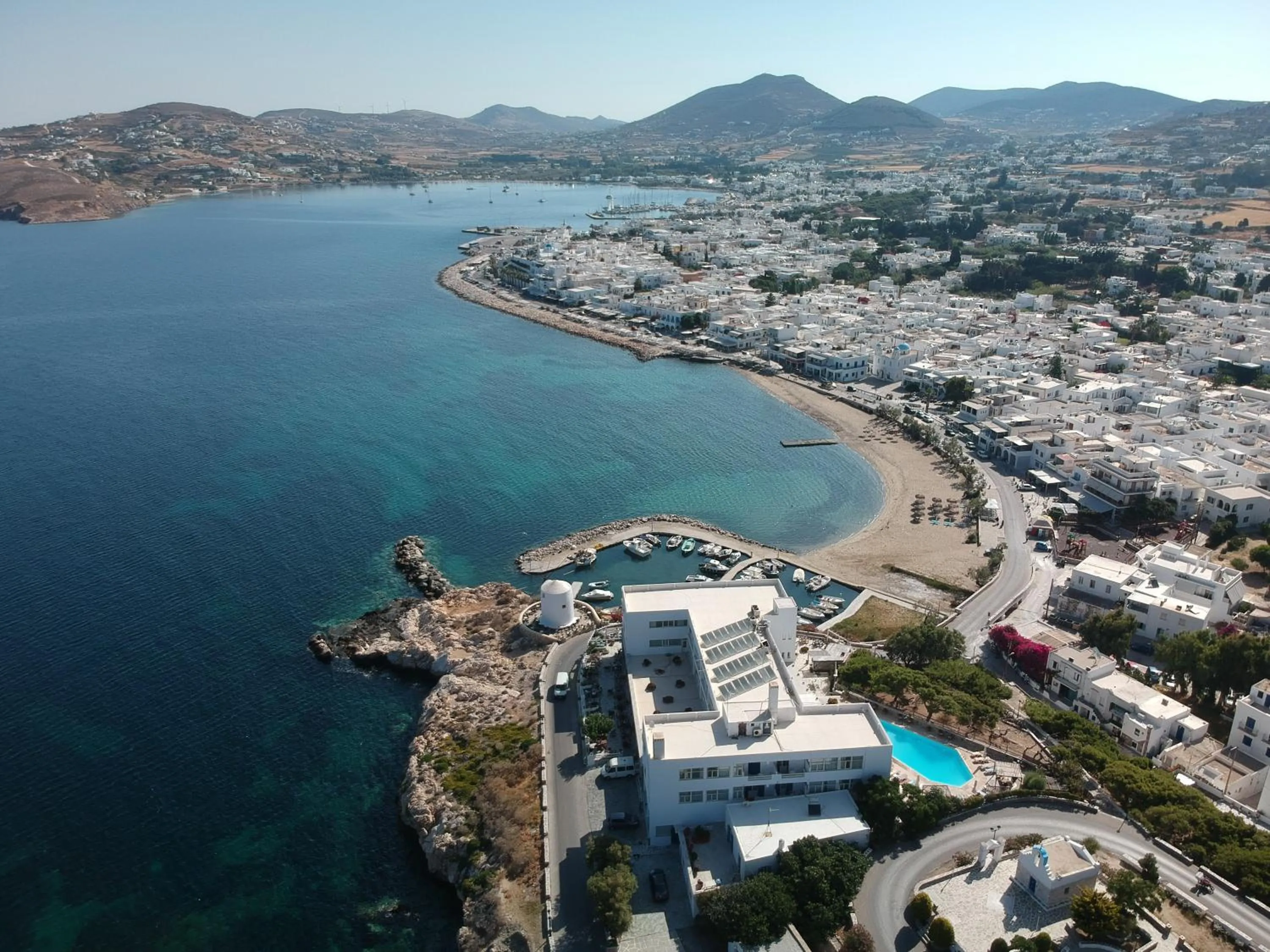 Bird's eye view in Pandrossos Hotel - Paros