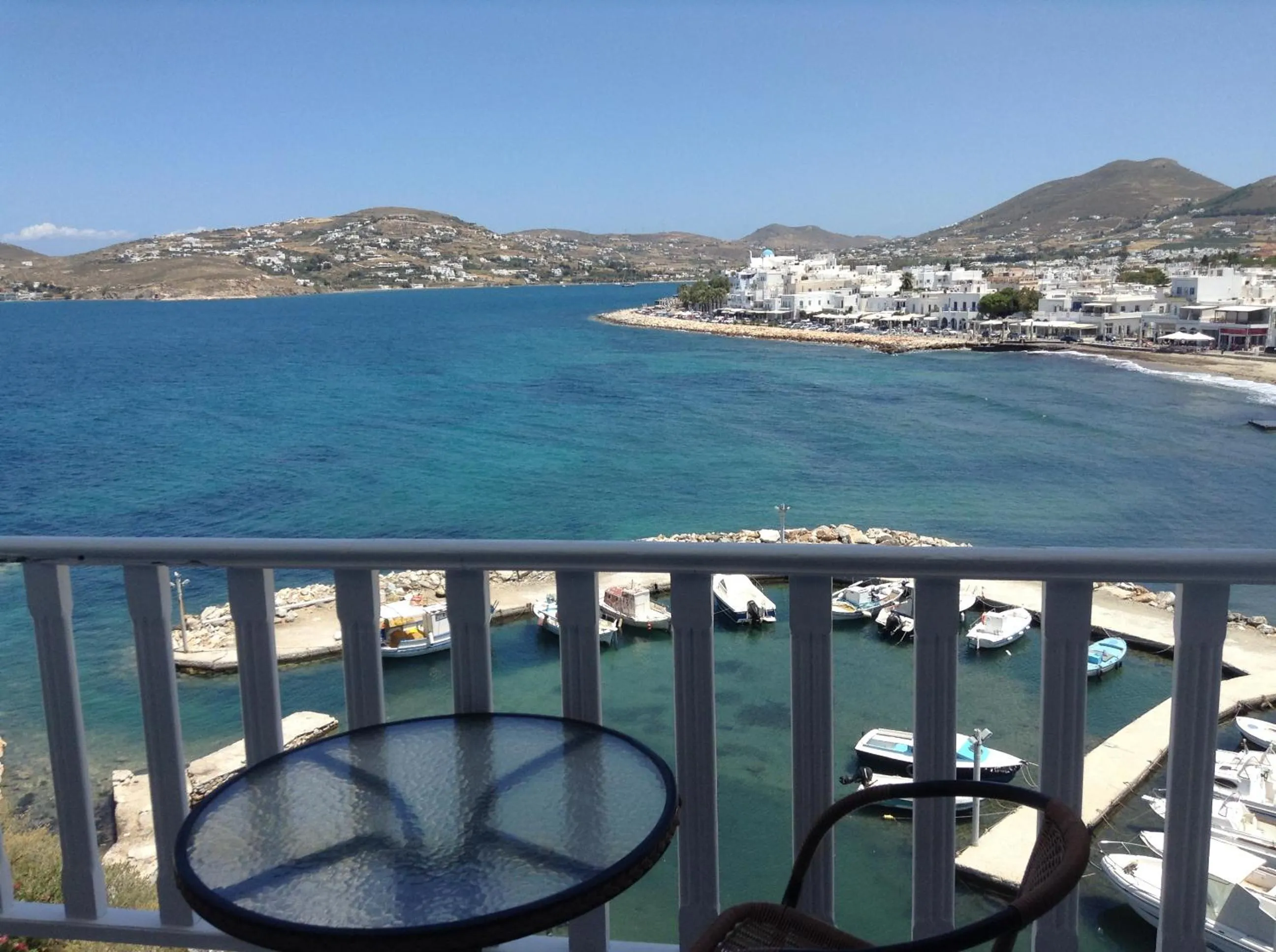 Sea view in Pandrossos Hotel - Paros
