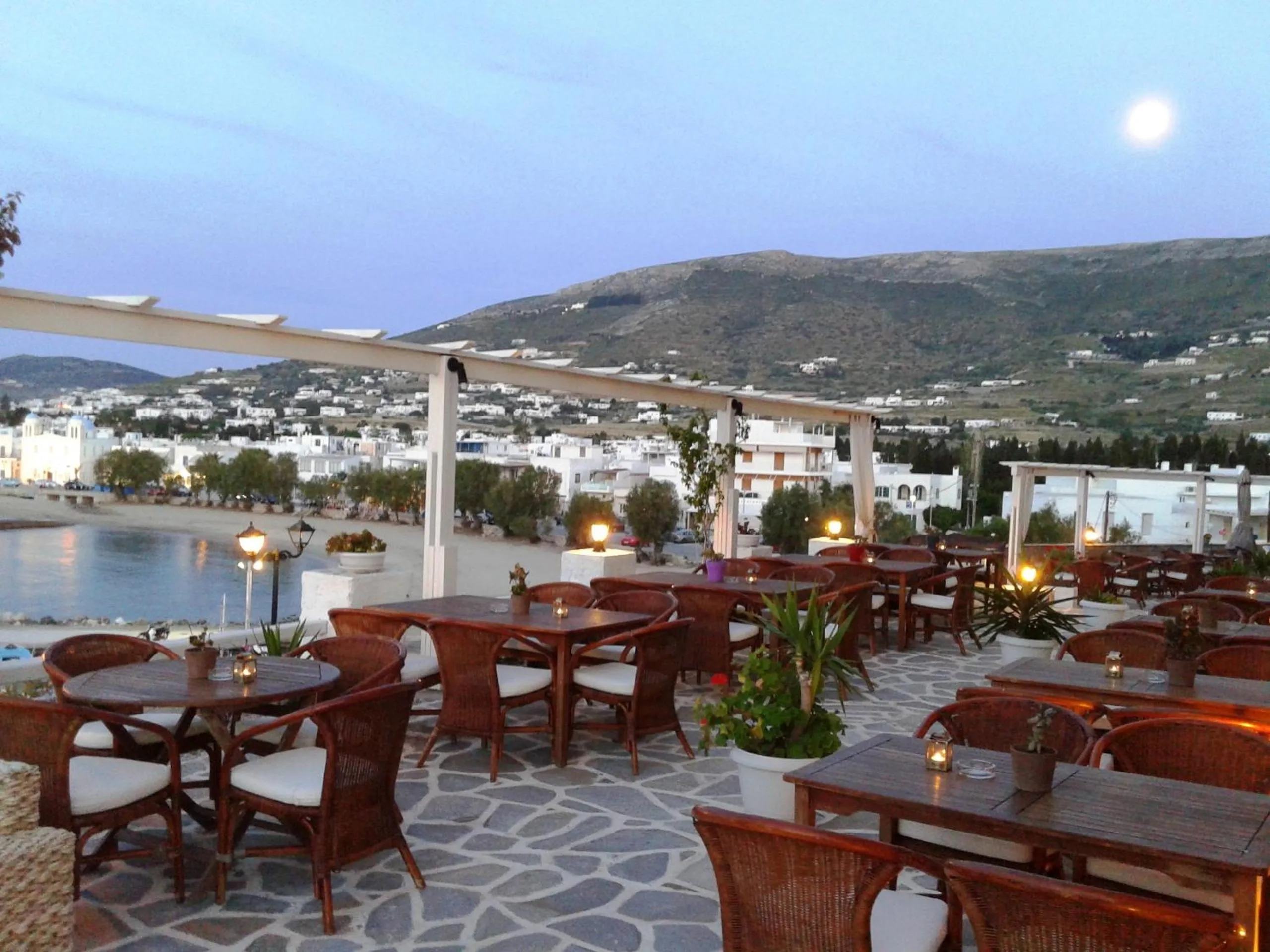 Restaurant/places to eat in Pandrossos Hotel - Paros