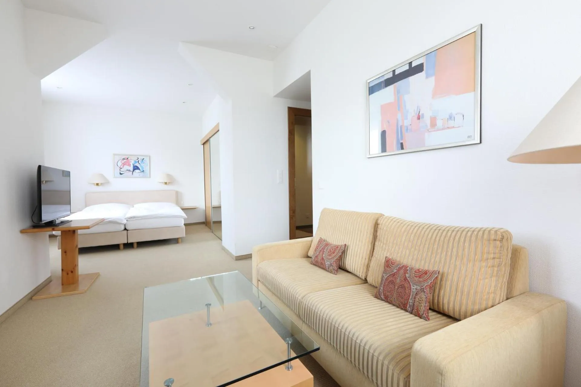 Seating area, Bed in Hotel Concordia