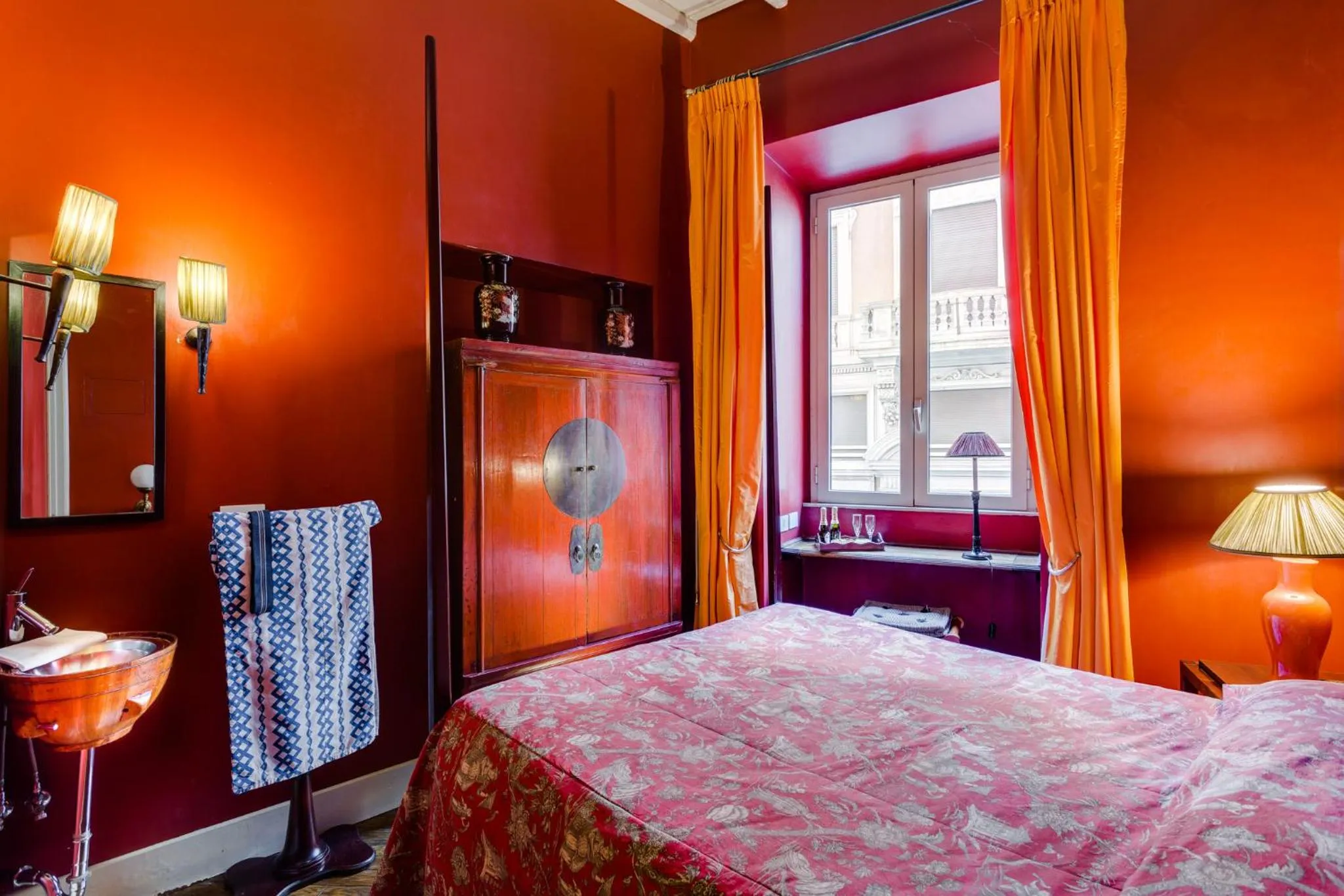 Bed in Casa Heberart Guest House Capo le Case