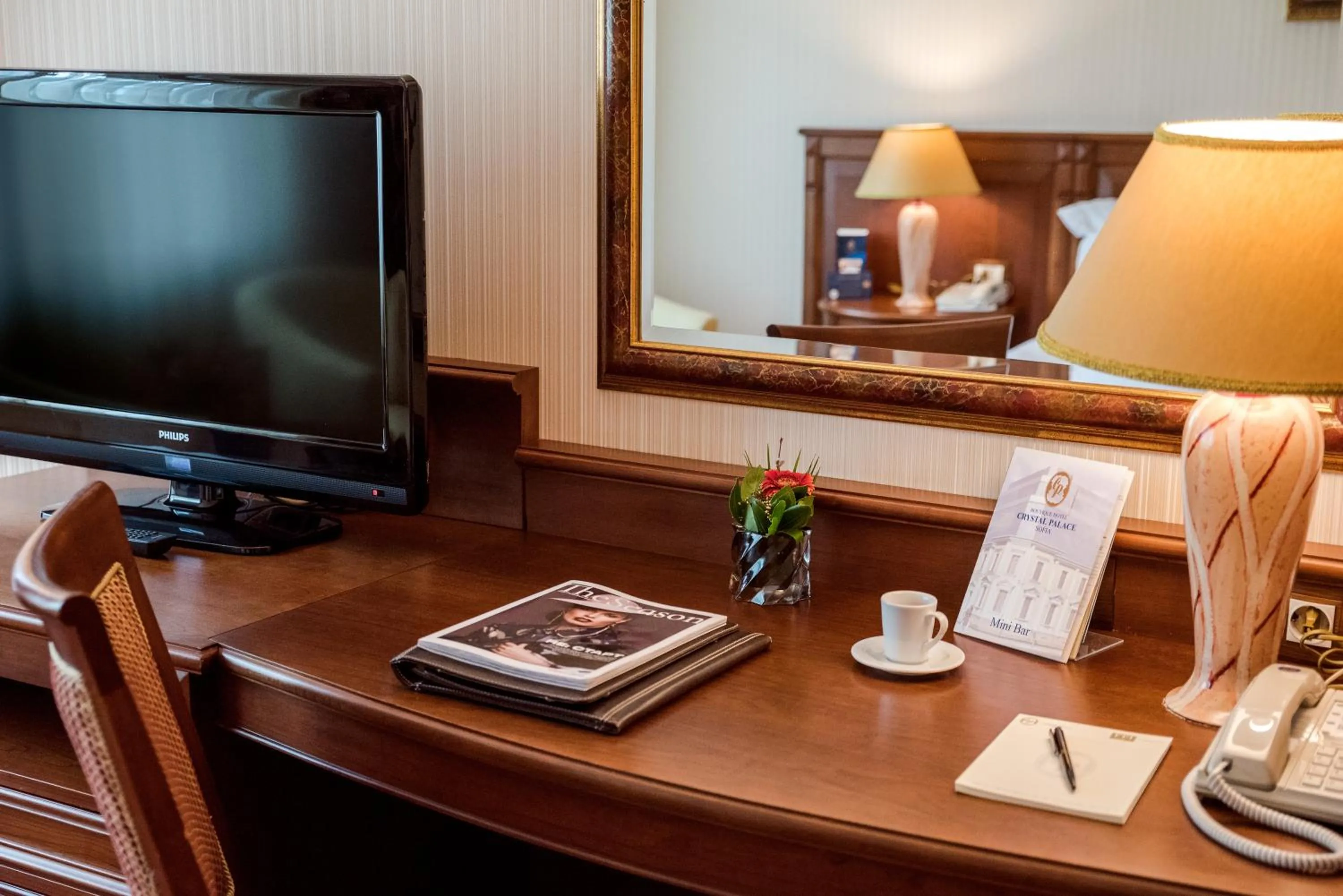 Bedroom in Crystal Palace Boutique Hotel