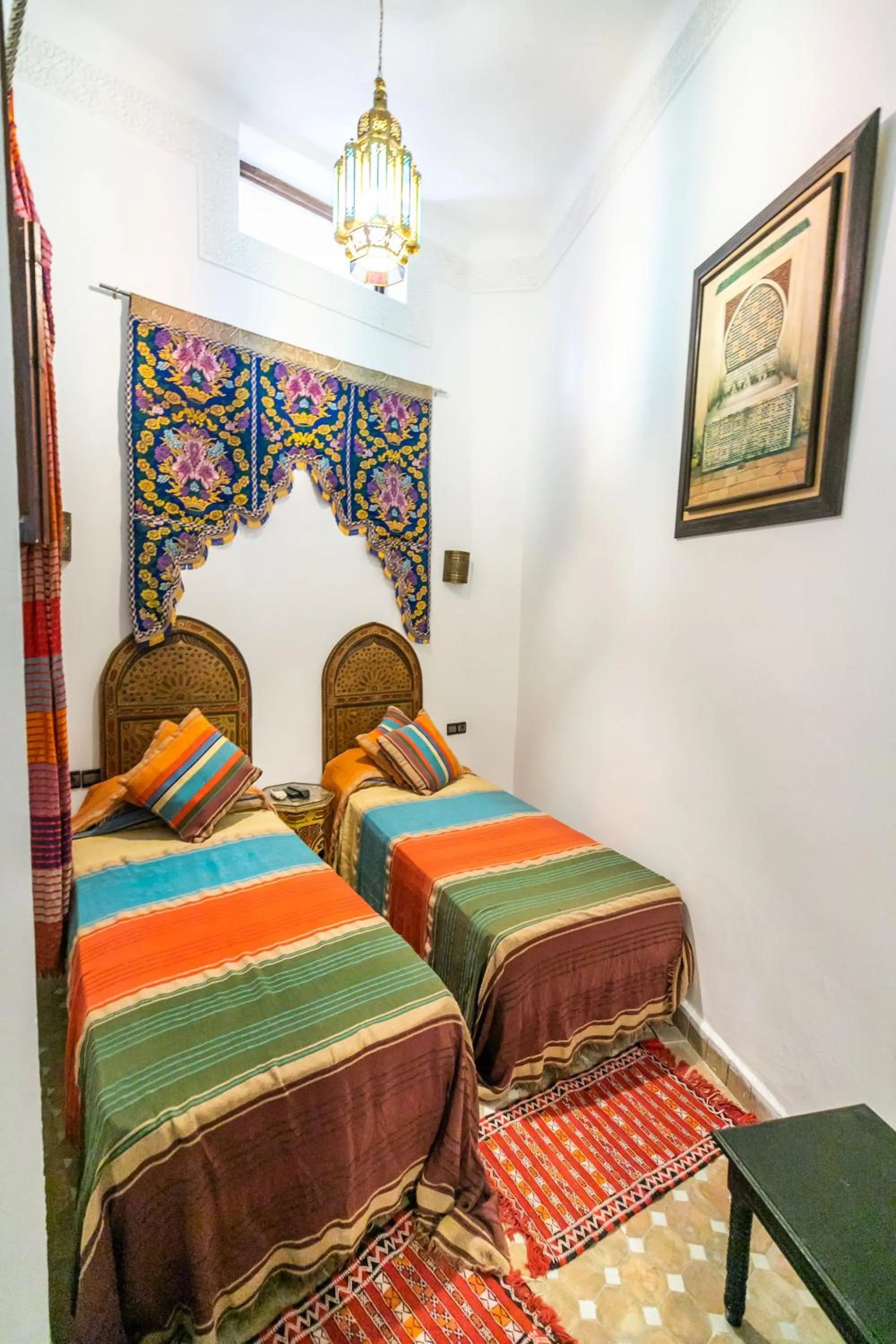 Bathroom, Bed in Riad Jardin Chrifa