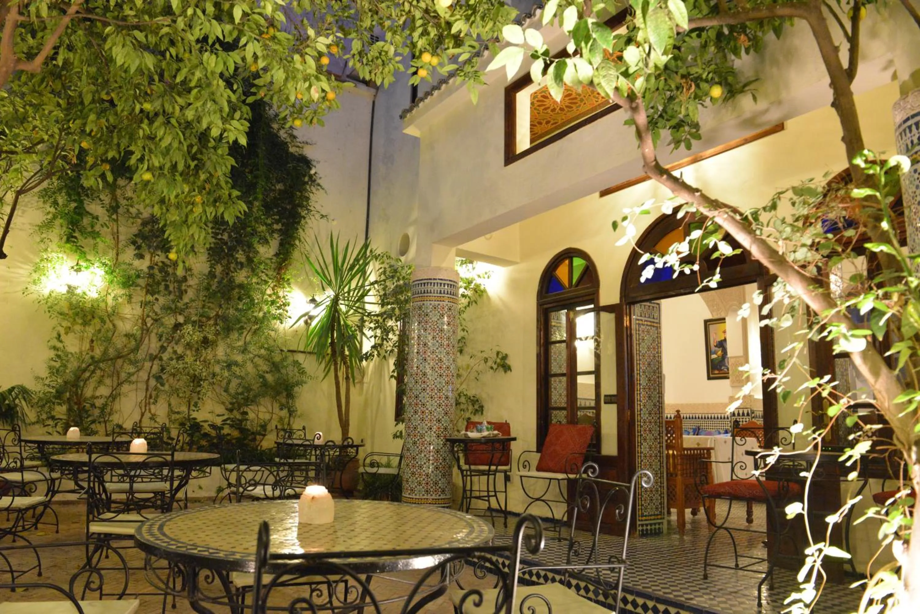 Patio in Riad Jardin Chrifa