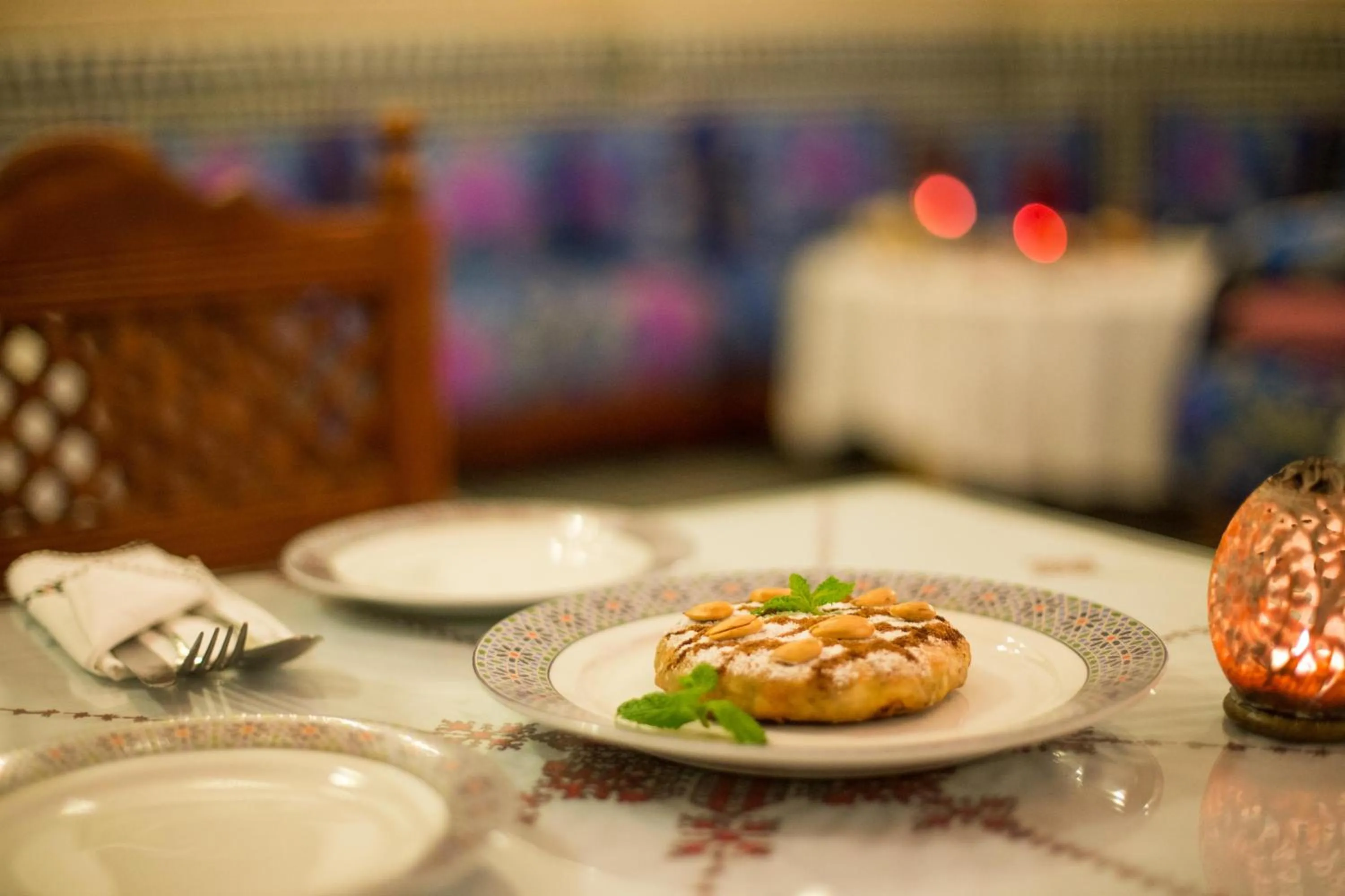 Restaurant/places to eat in Riad Jardin Chrifa