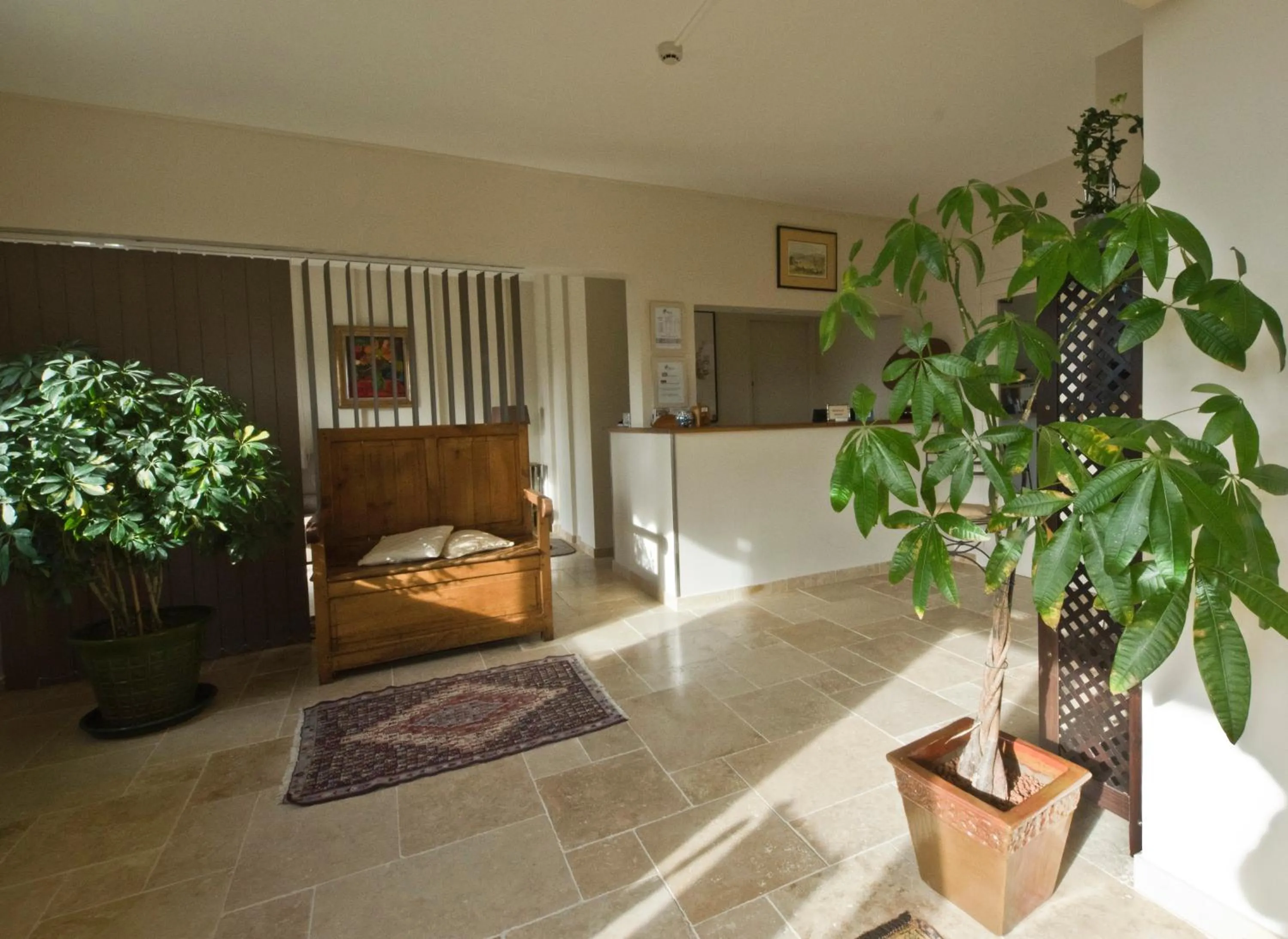 Lobby or reception in Hotel Les Oliviers