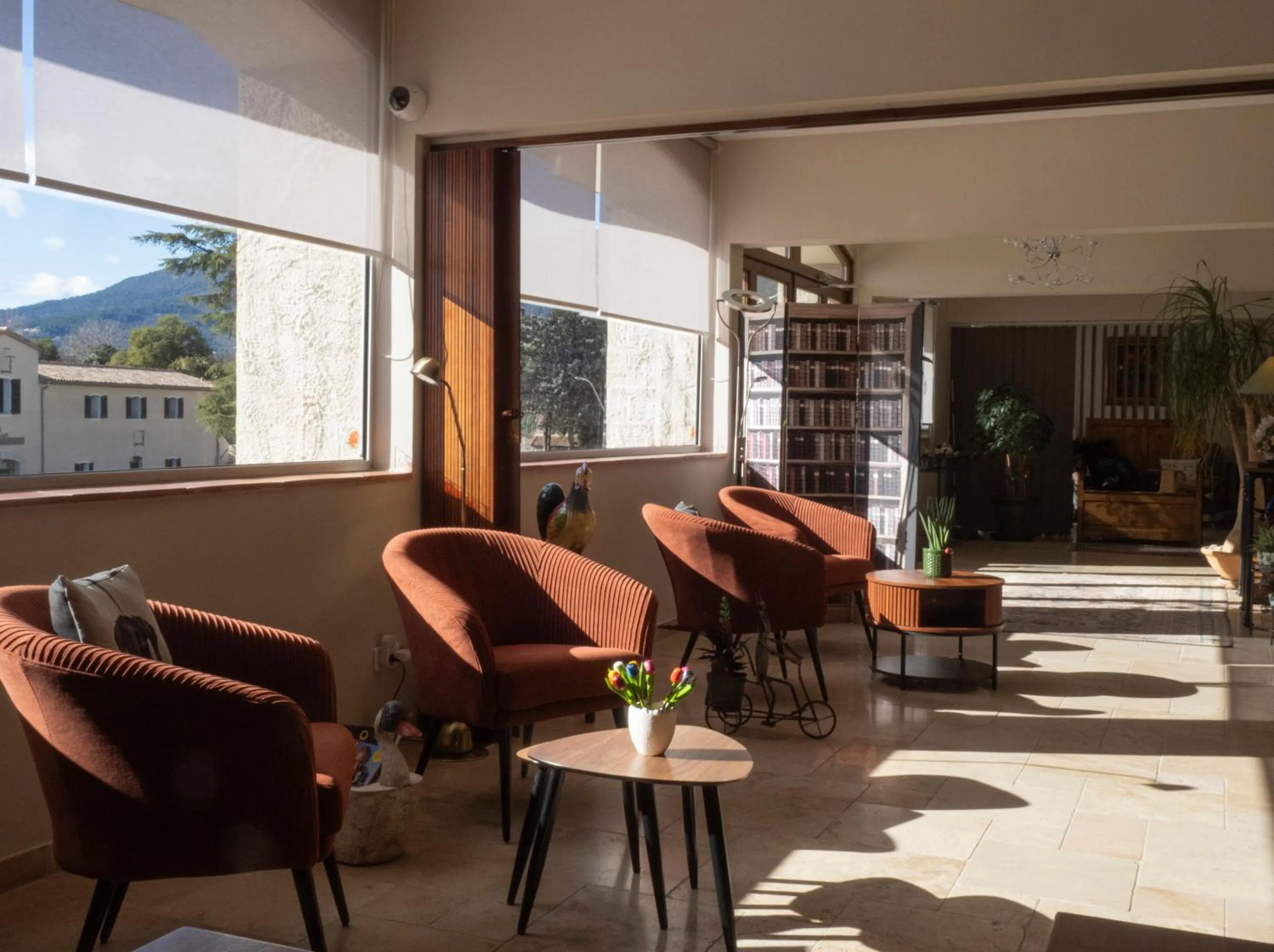 Seating area in Hotel Les Oliviers