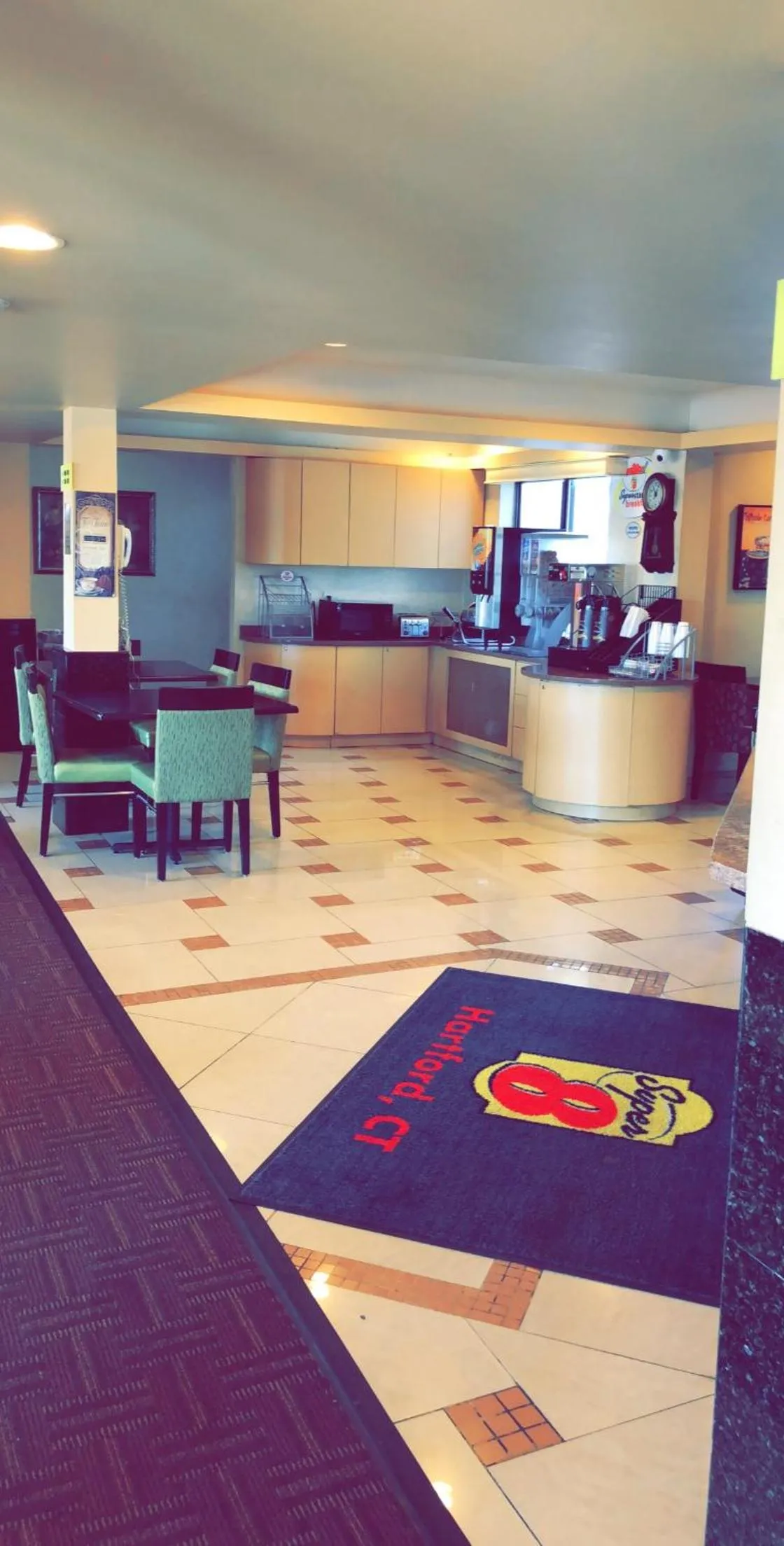 Continental breakfast in Super 8 by Wyndham Hartford