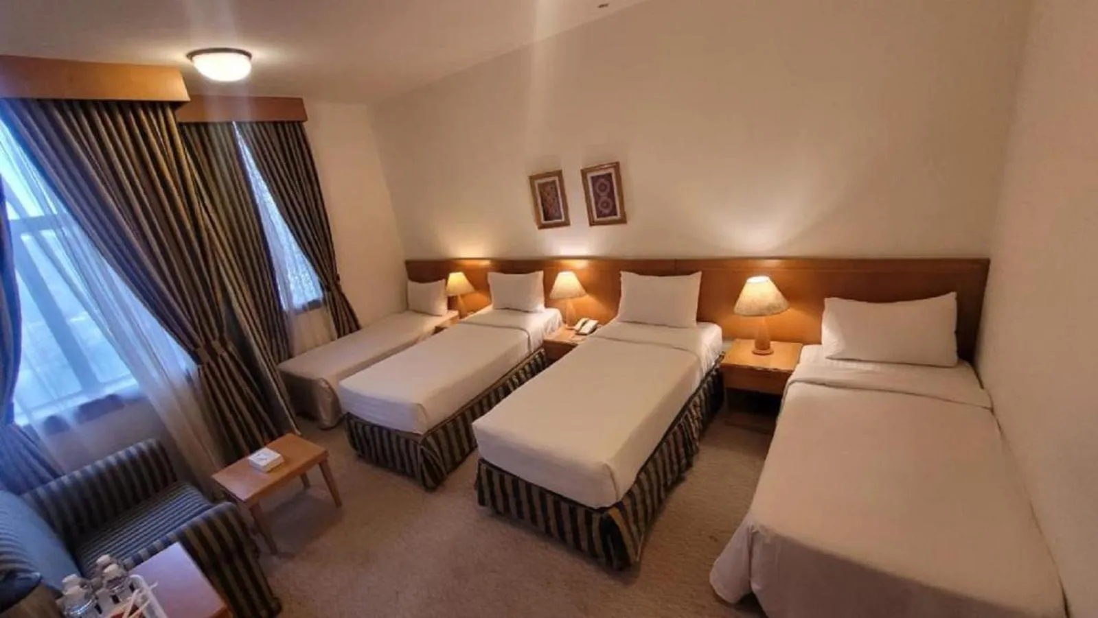 Bed in Elaf Ajyad Hotel Makkah