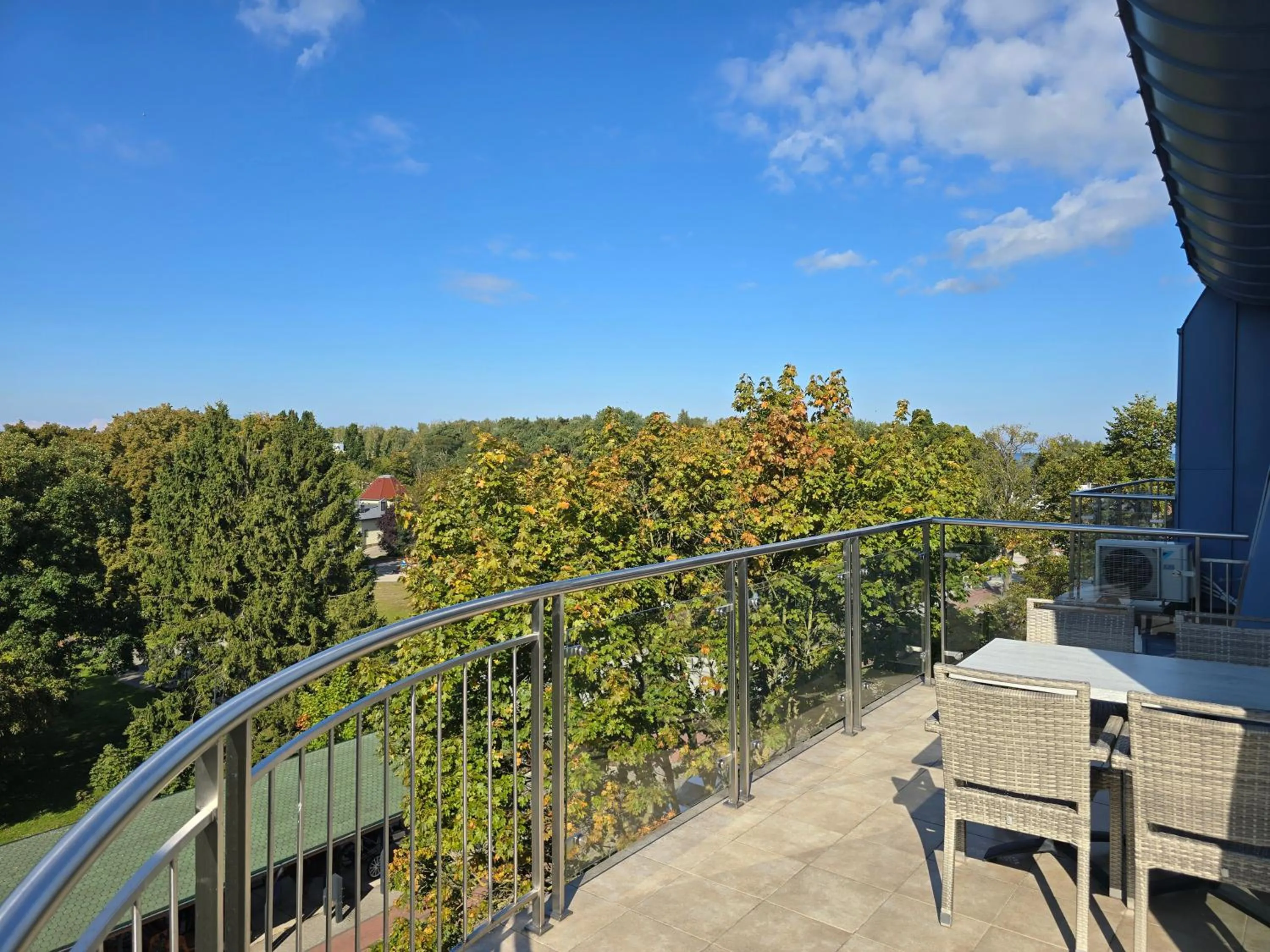 Balcony/Terrace in Aparthotel Baltic Spa