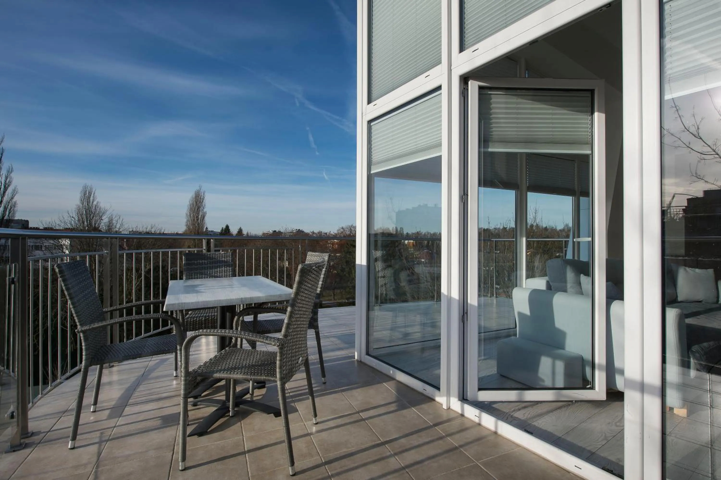 Balcony/Terrace in Aparthotel Baltic Spa
