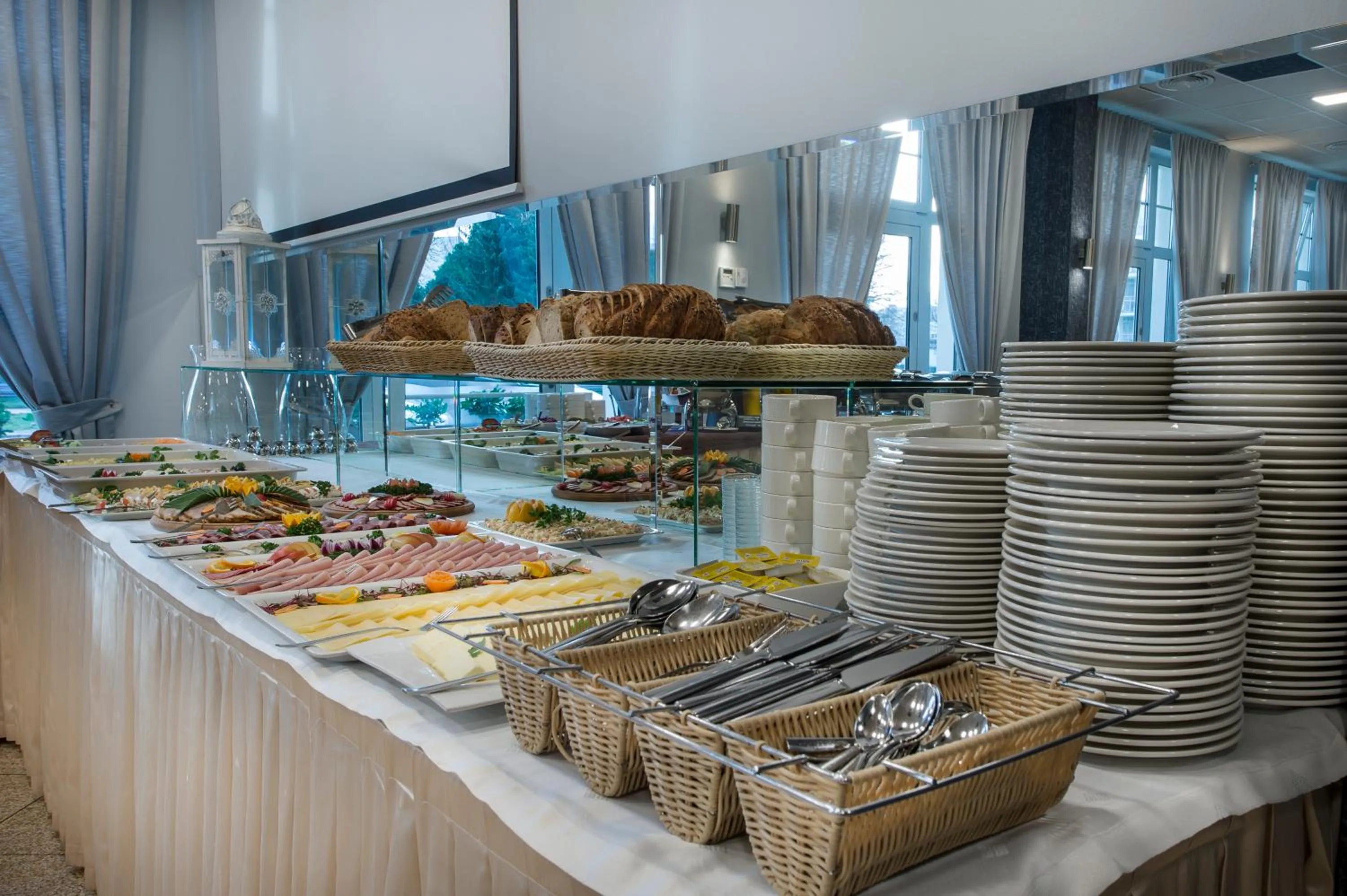 Buffet breakfast in Aparthotel Baltic Spa