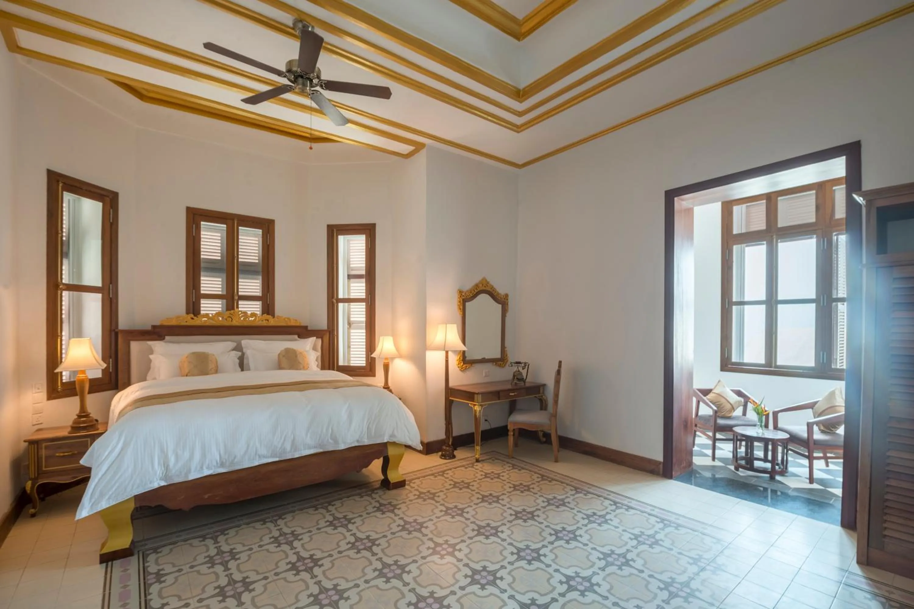 Bedroom, Bed in Le Bokor Palace