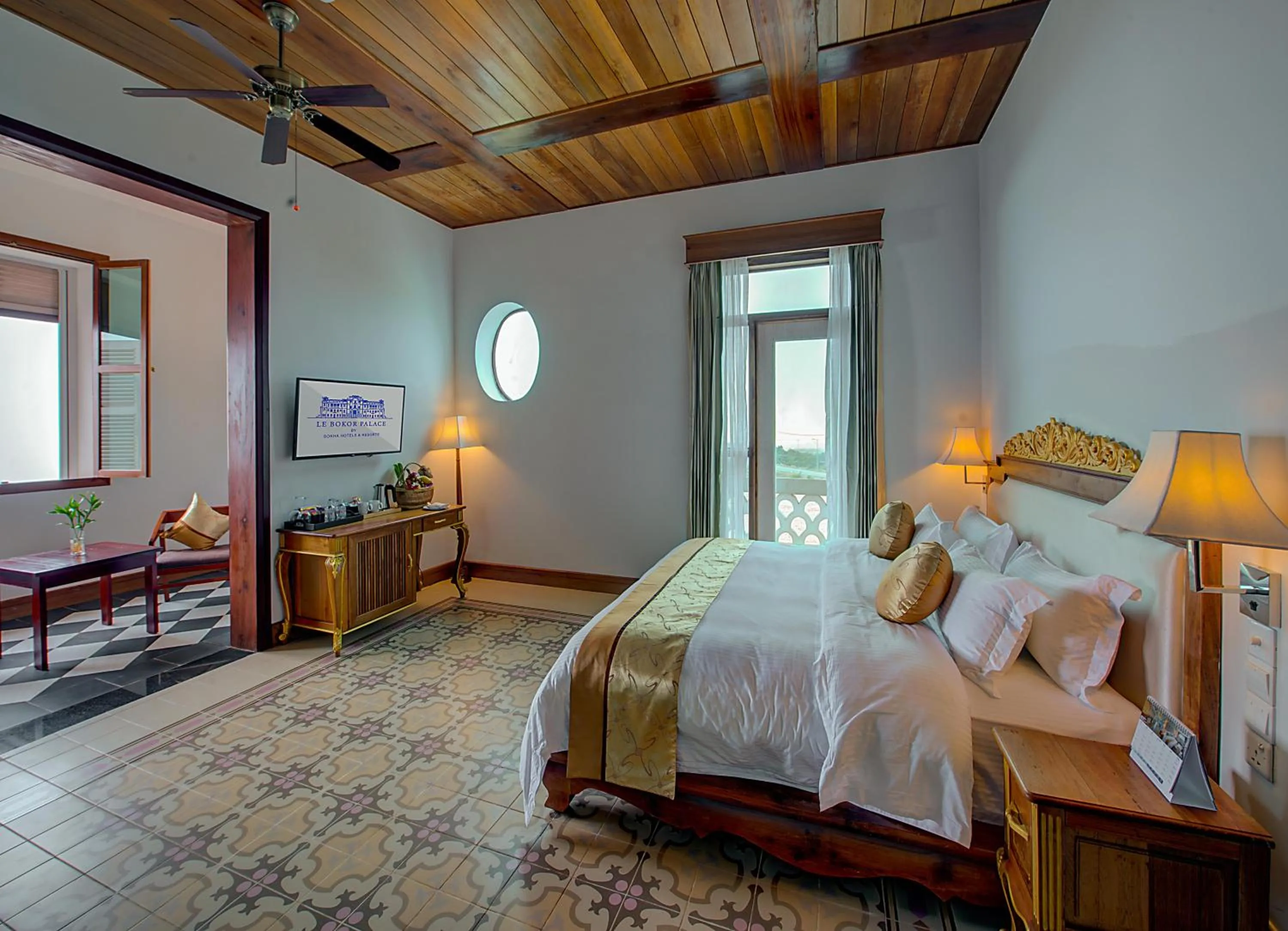 Photo of the whole room, Bed in Le Bokor Palace