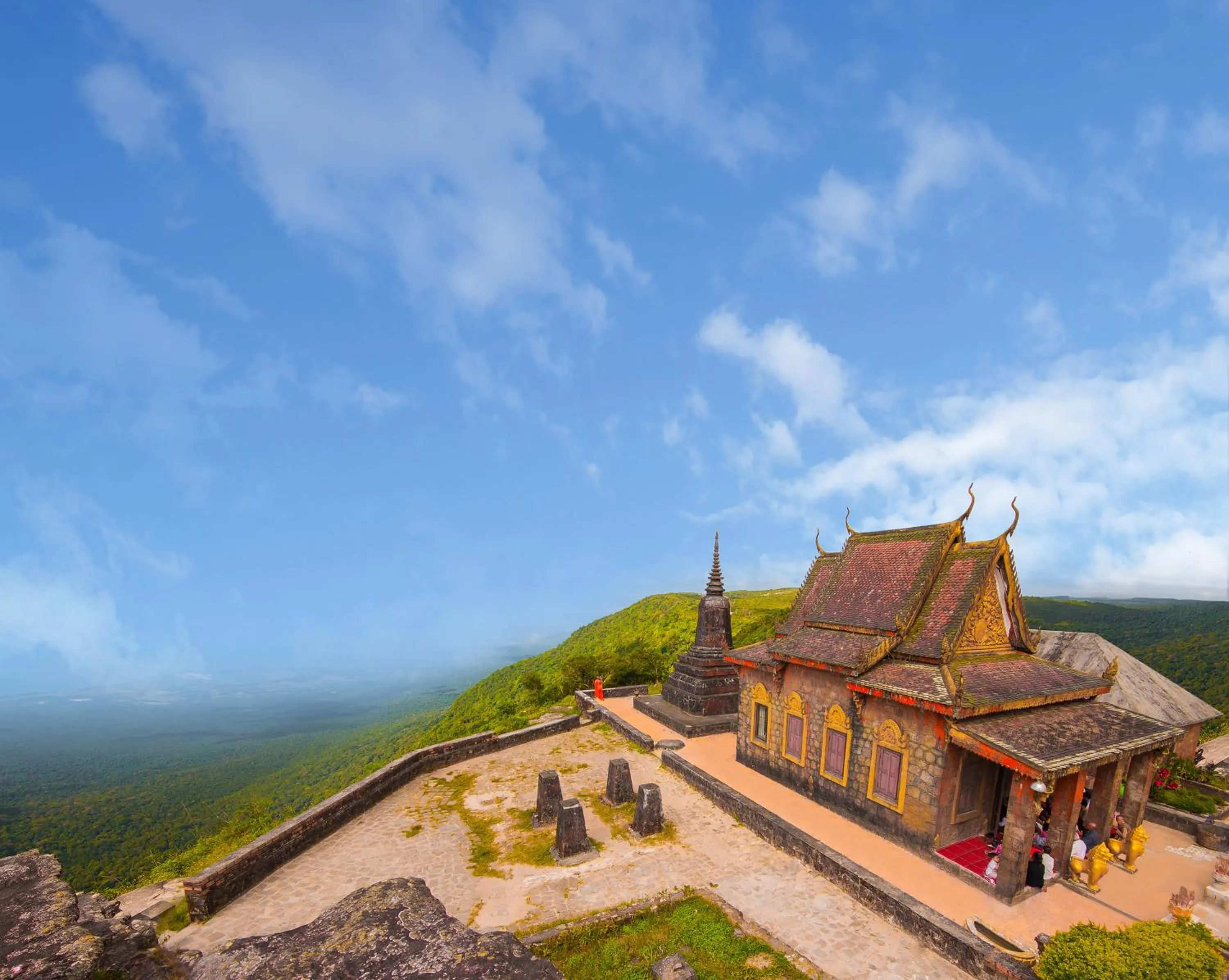 Mountain view in Le Bokor Palace