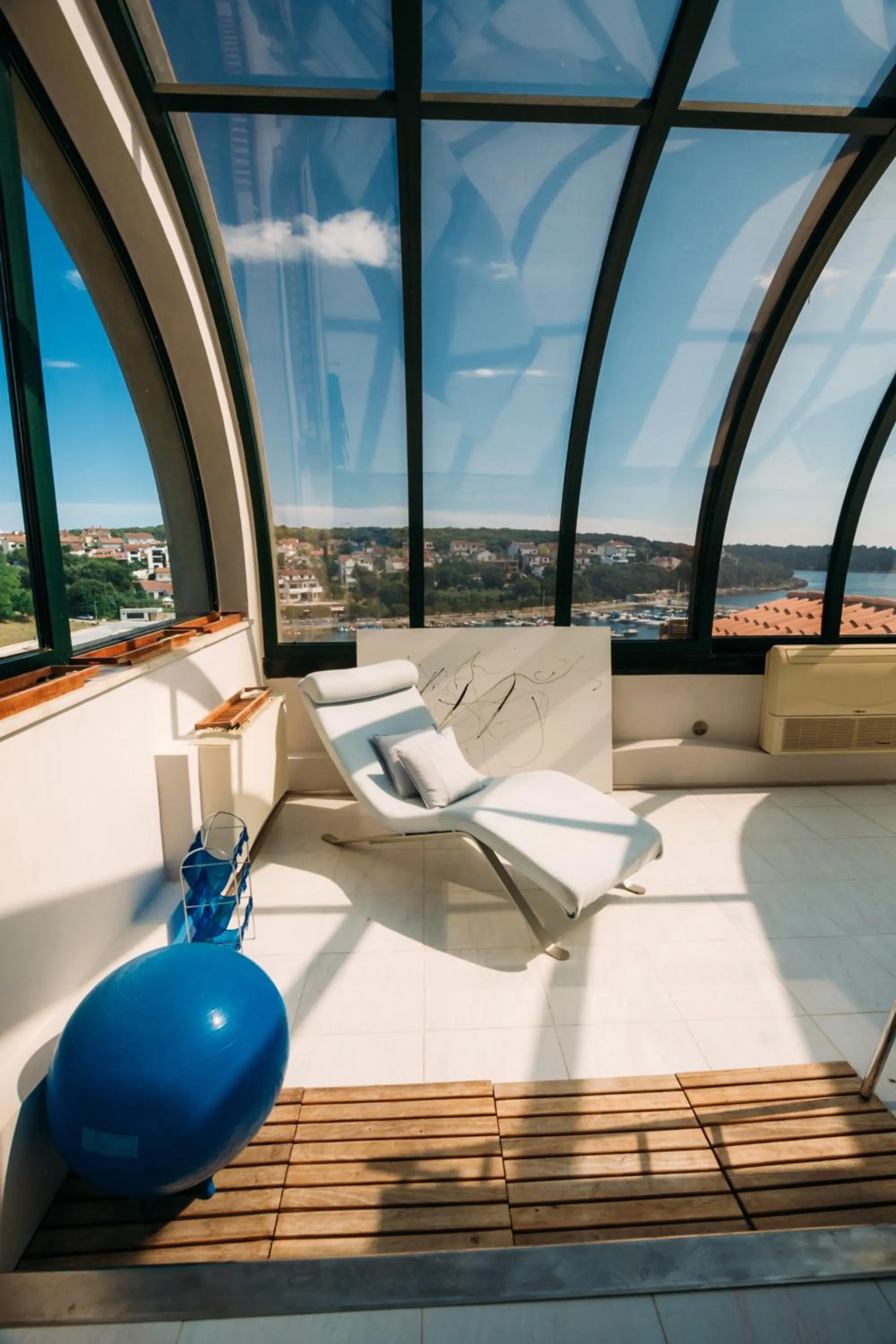 Pool view in Boutique Hotel Valsabbion