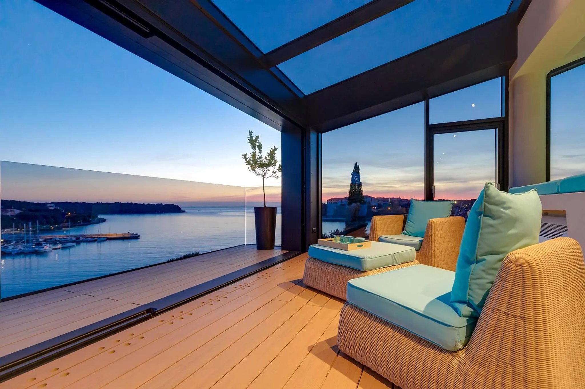 Balcony/Terrace in Boutique Hotel Valsabbion