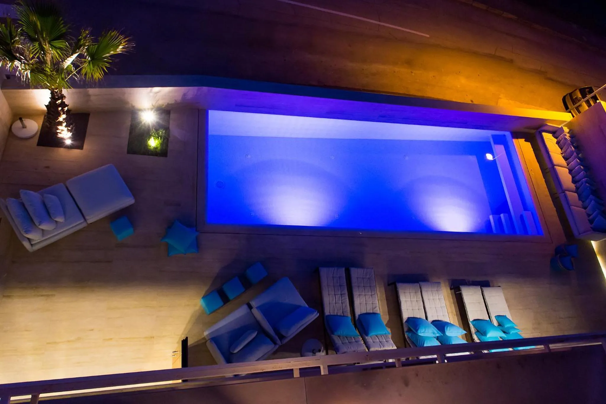 Pool view in Boutique Hotel Valsabbion