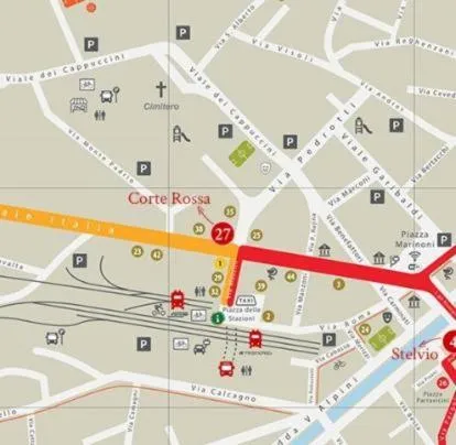 City view in B&B Corte Rossa