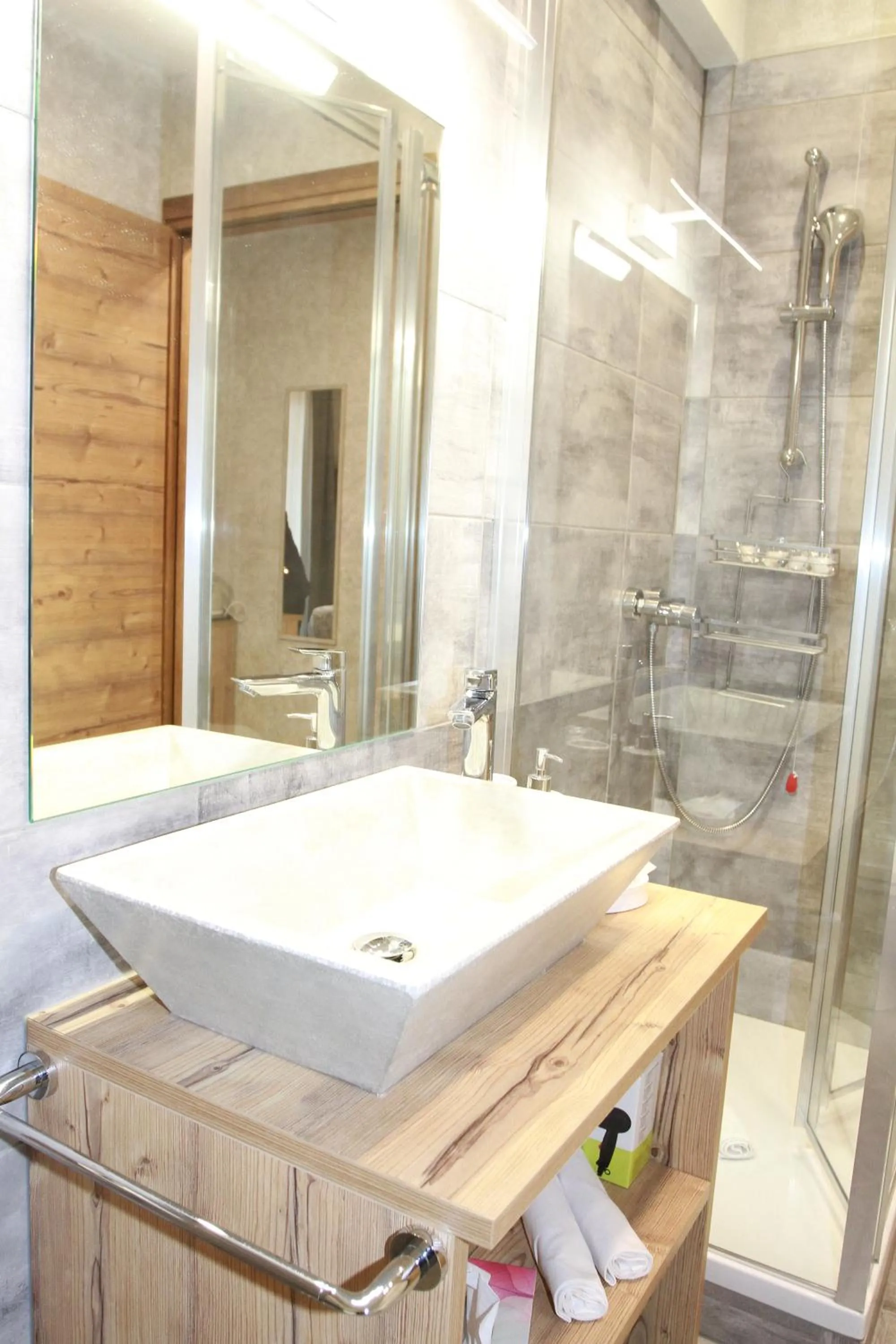 Shower in Albergo Meublè Stelvio