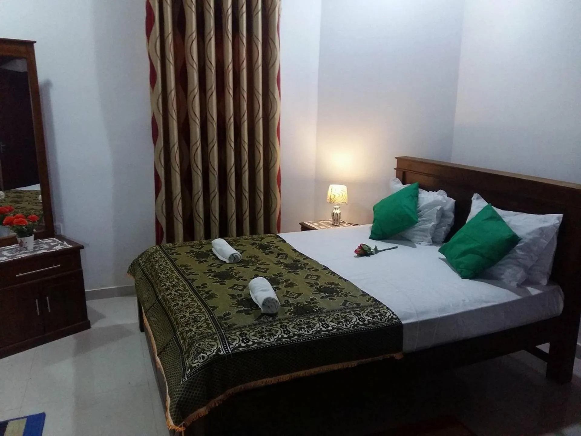 Bed in Lighthouse Guest