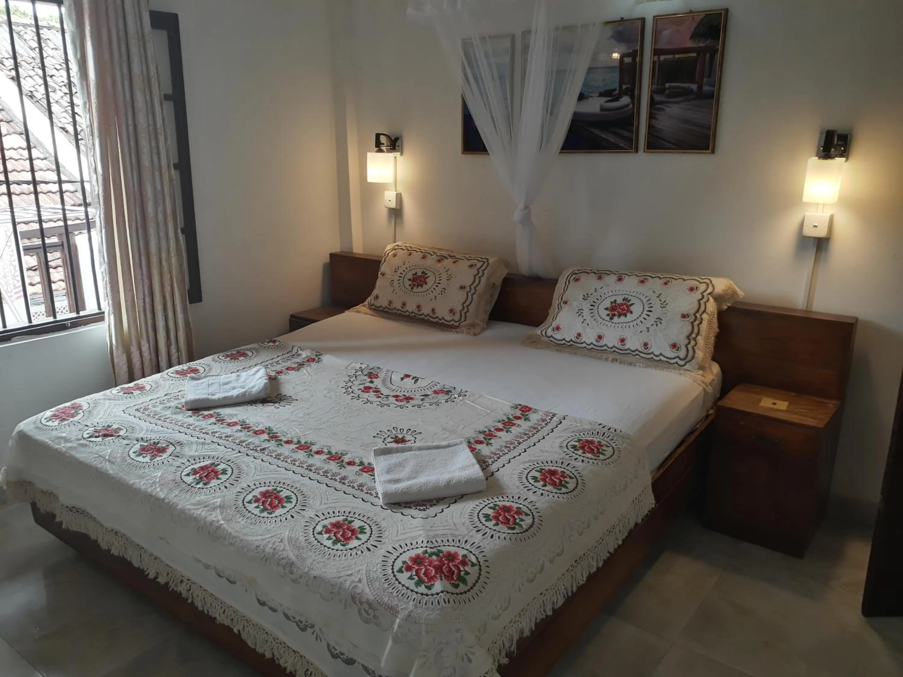 Bed in Lighthouse Guest